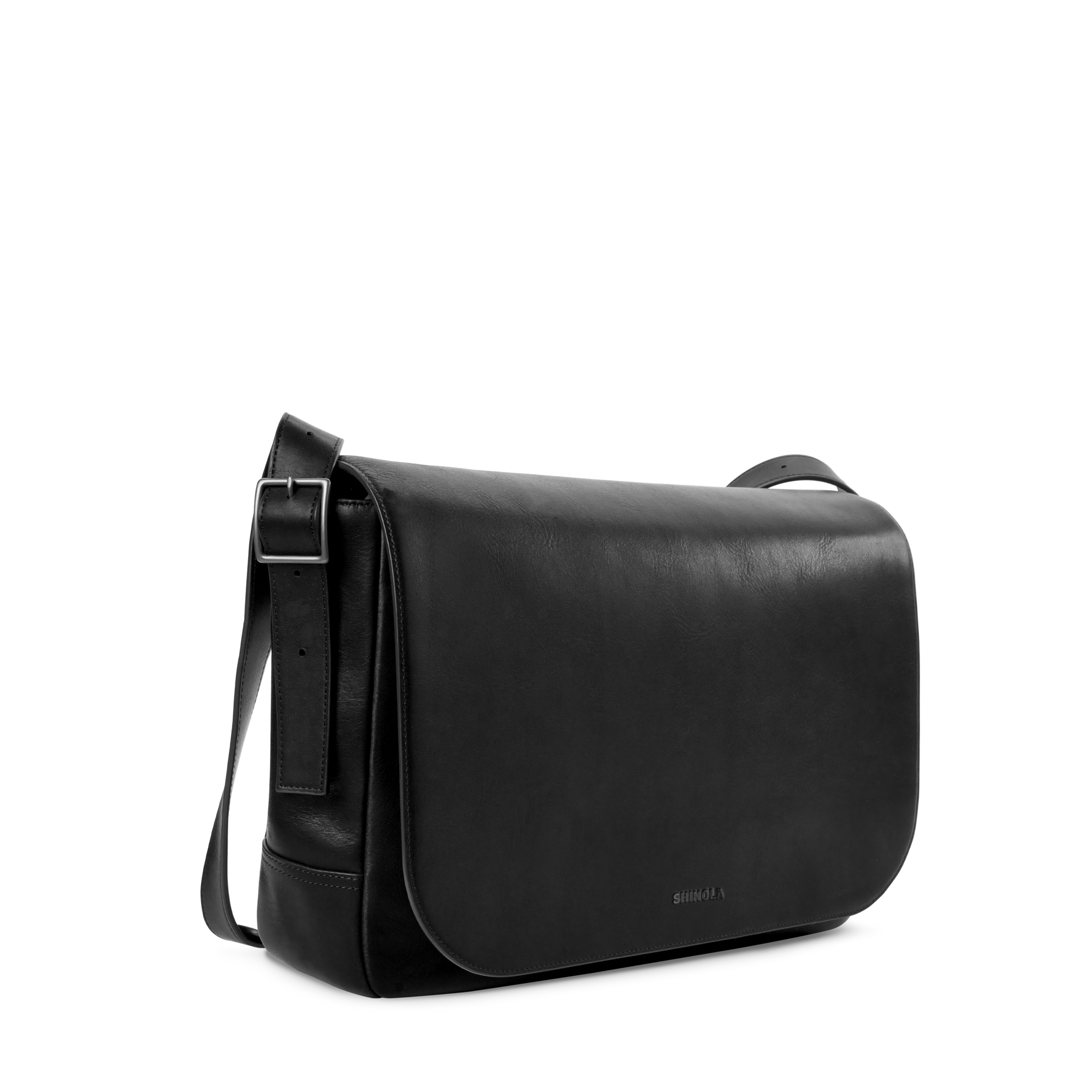 Runwell Messenger Bag - Black - Image 3