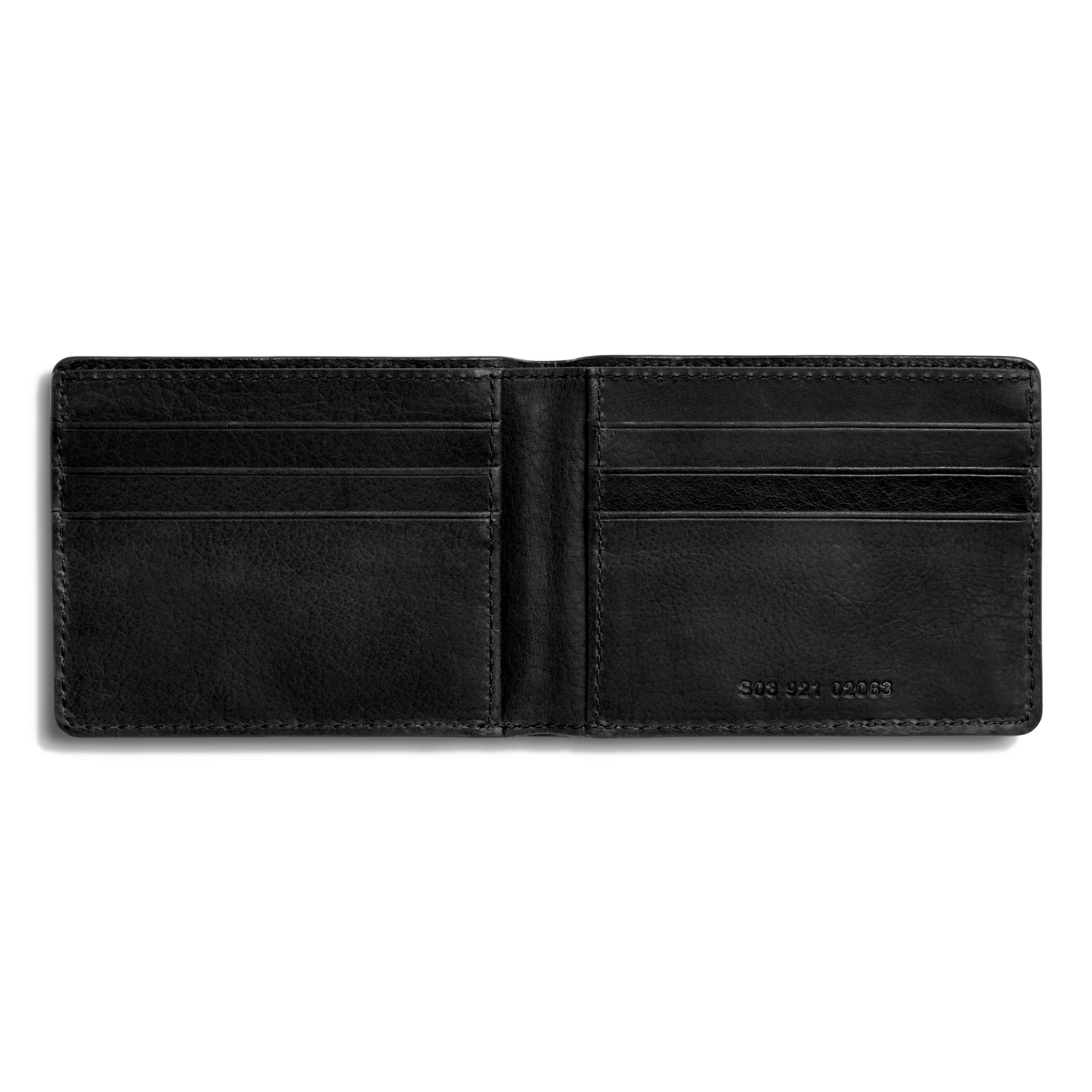 Slim Bifold Wallet - Black - Image 2