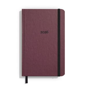 2026 12 Month Runwell Planner - Merlot