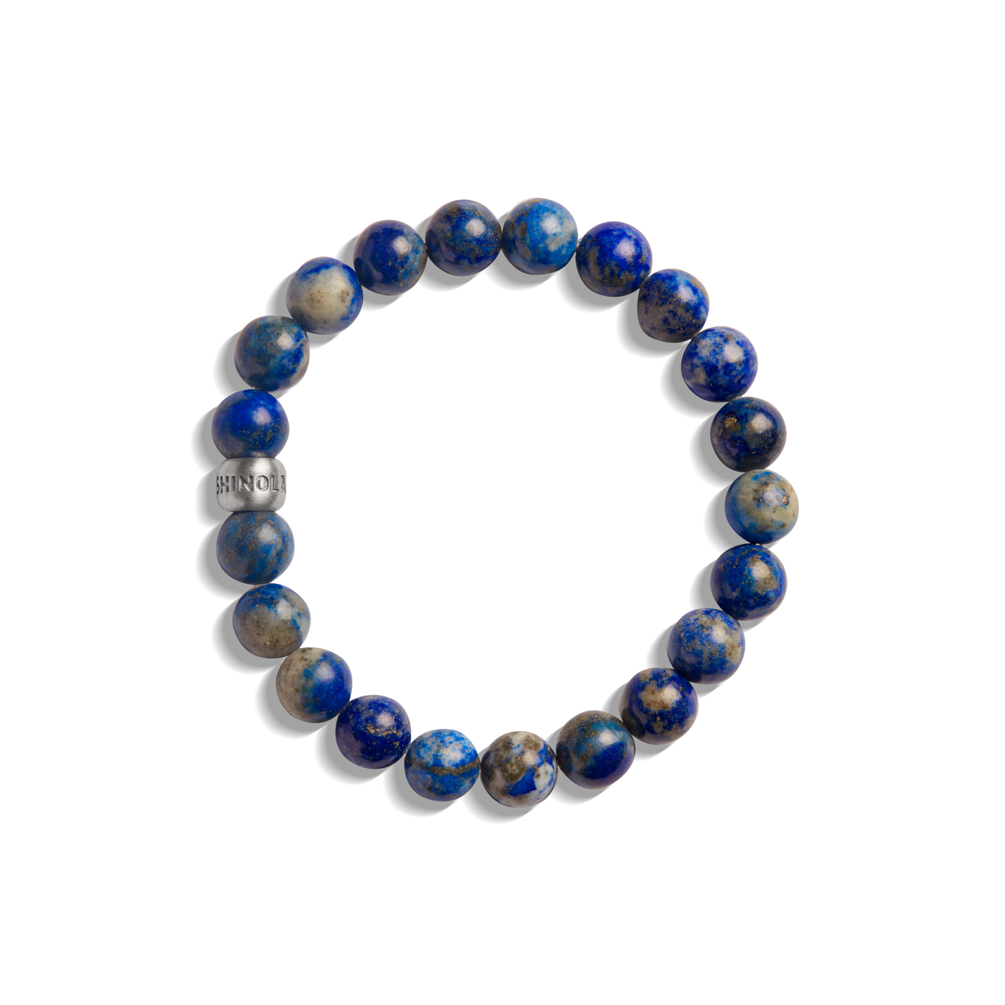 8mm Beaded Lapis Bracelet - Lapis