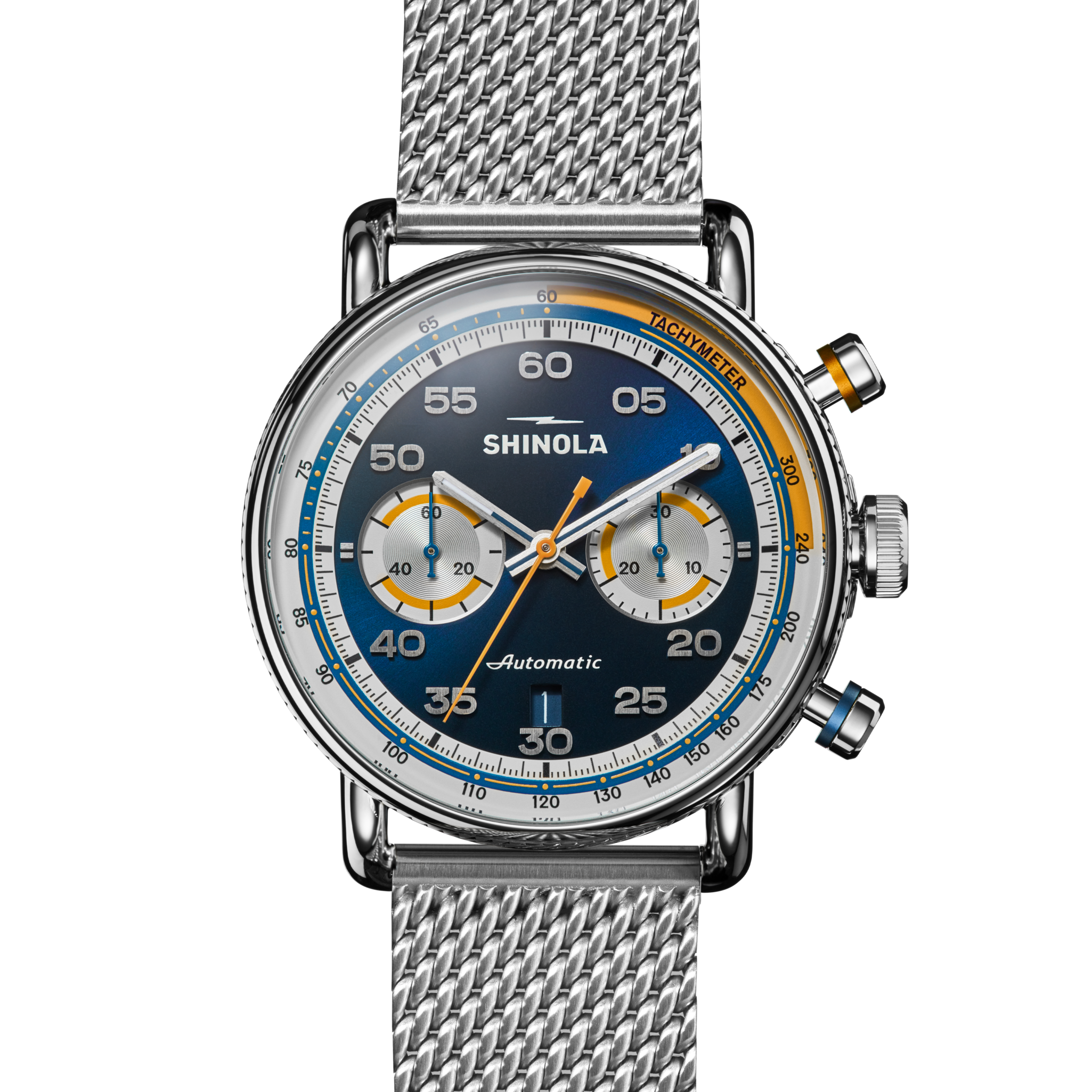 Canfield Speedway Open Road Automatic Chronograph Watch - Blue - Image 6