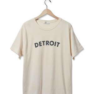 Detroit Graphic T Shirt - Cream