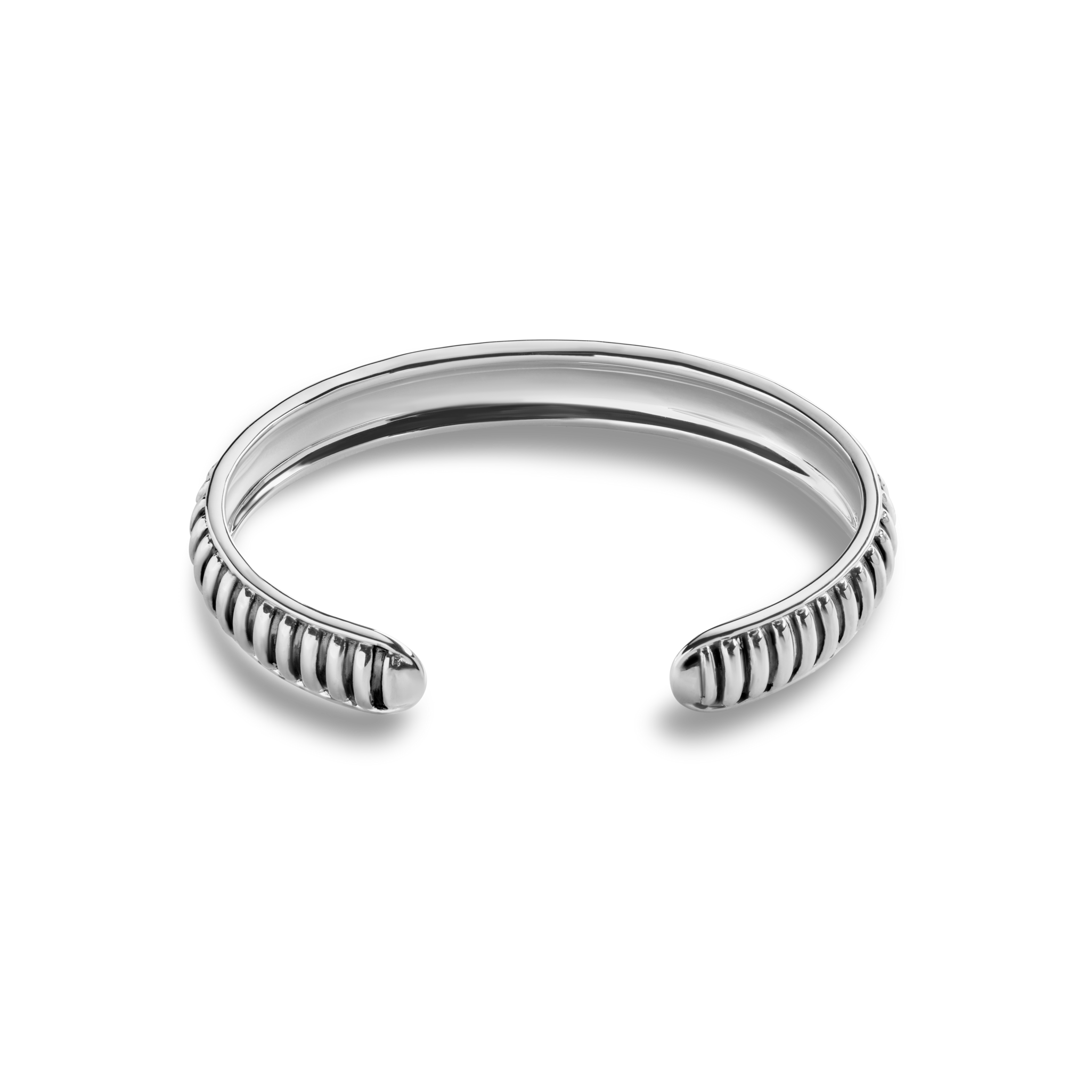 Coin Edge Cuff Bracelet - Image 3