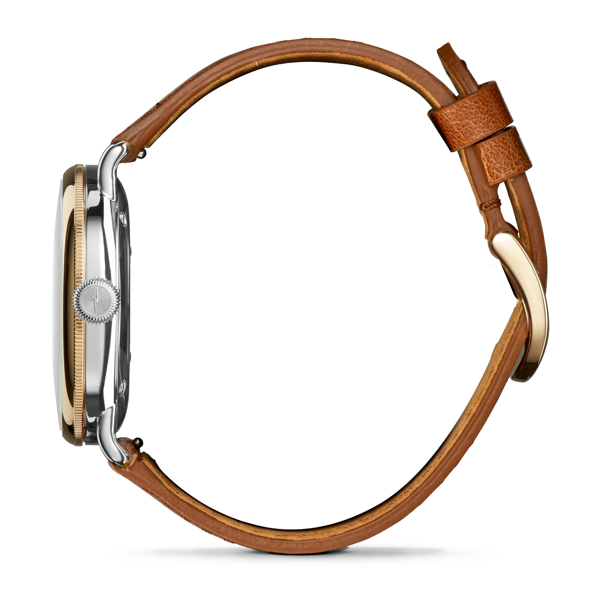Canfield Watch - MOP Tan Leather Strap - Image 4