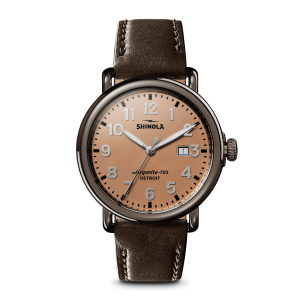 Runwell Watch - Rose Gold/Deep Brown