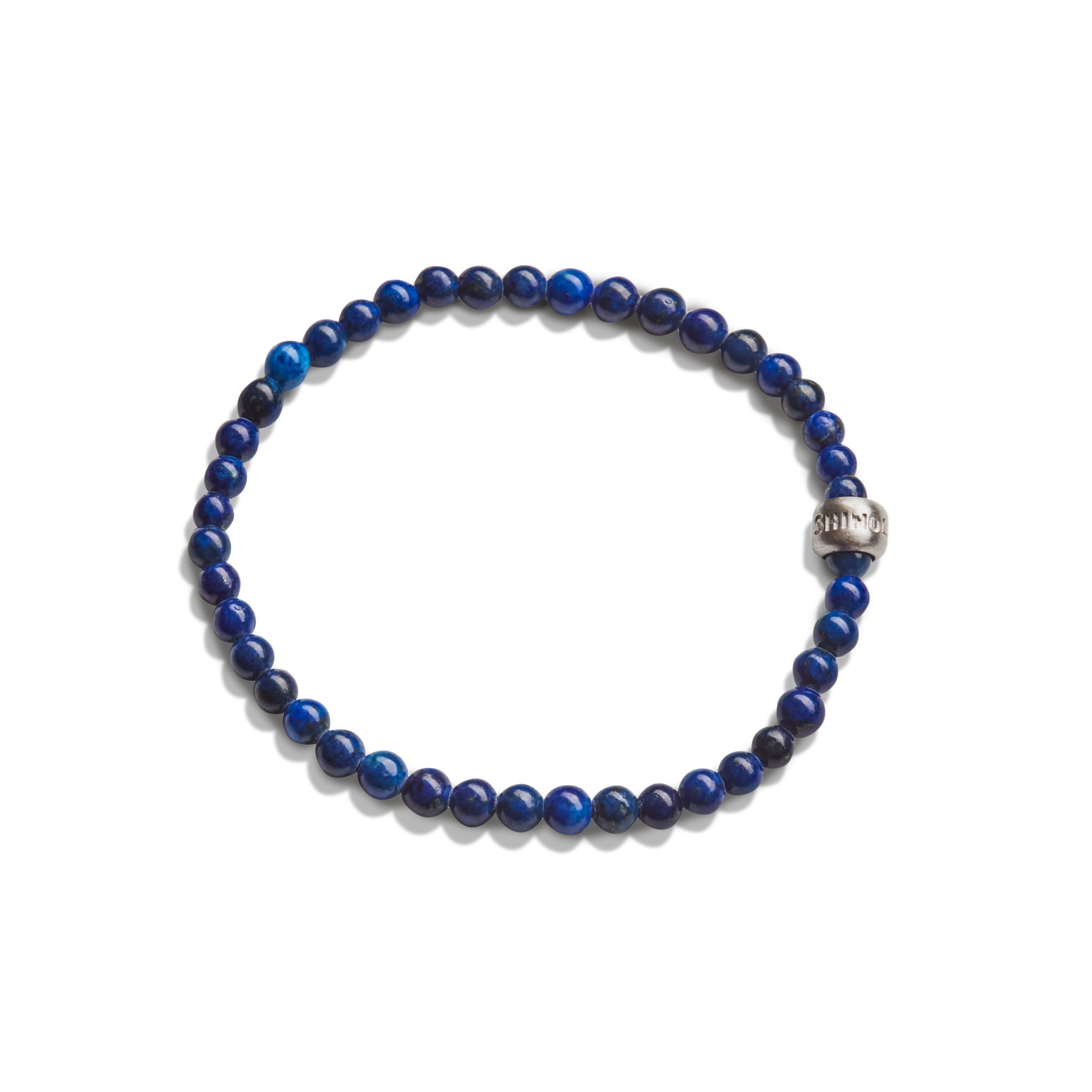 4mm Beaded Lapis Bracelet - Lapis