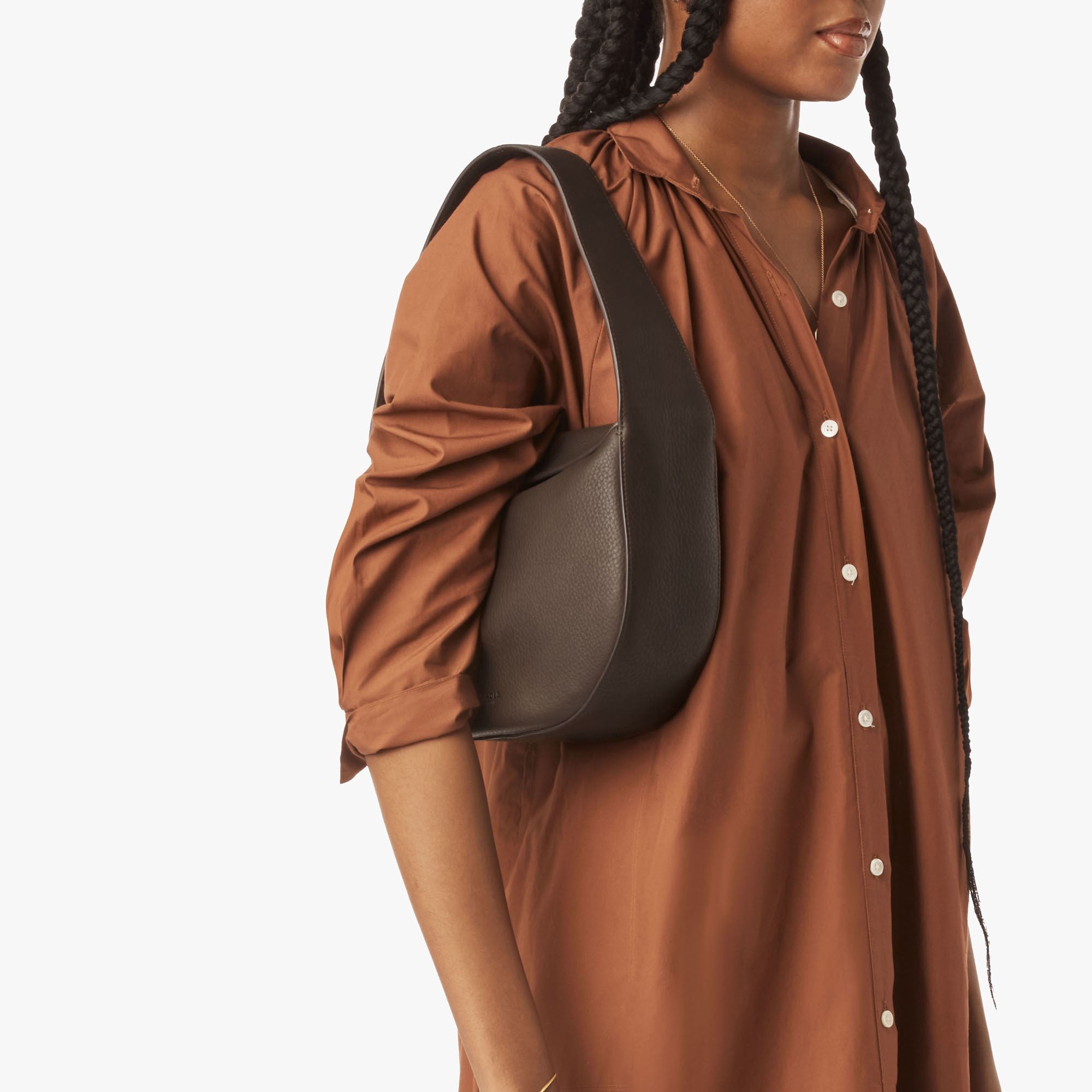 Small Shoulder Bag - Espresso - Image 2