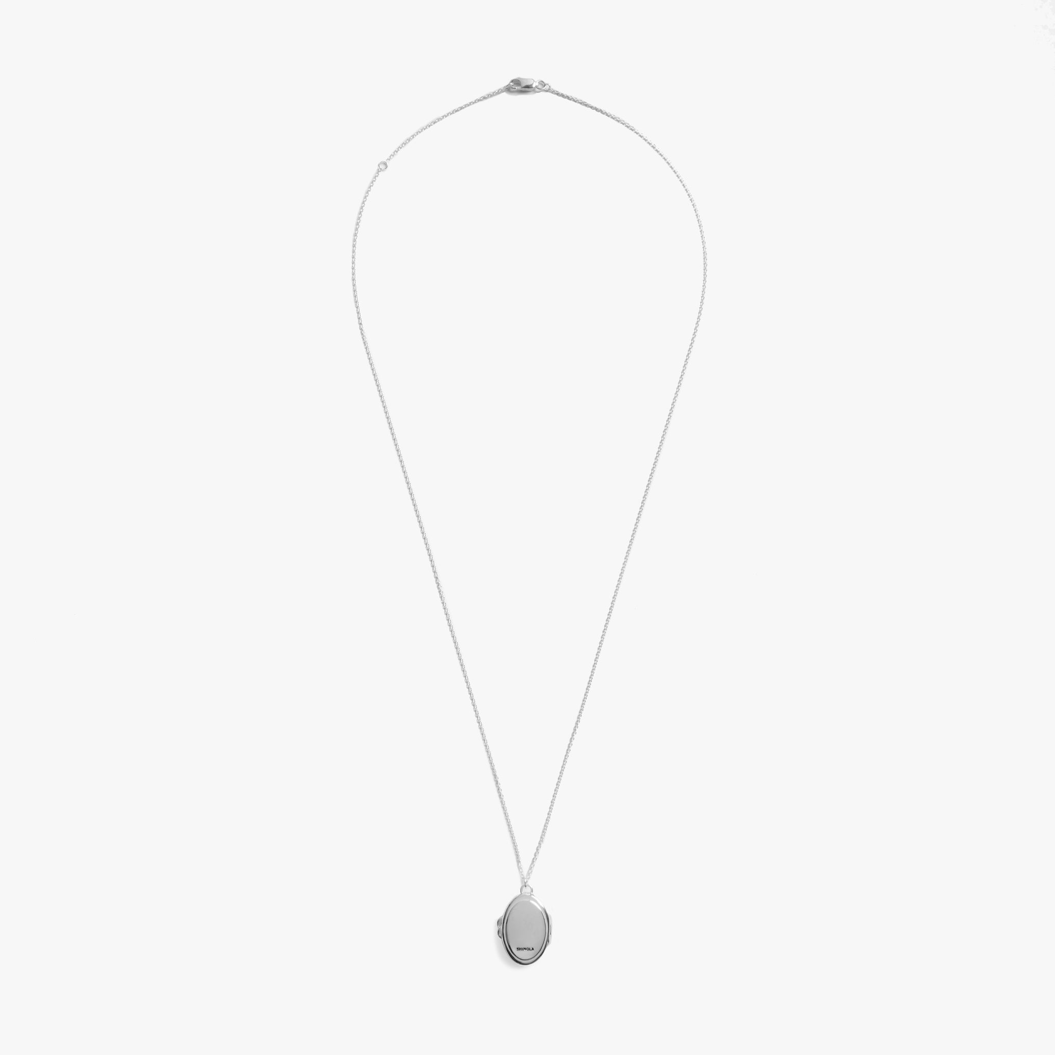 Heirloom Statement Locket Necklace - Sterling Silver - Image 5