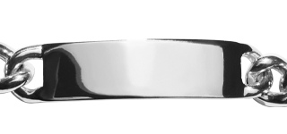 Bike Lock ID Bracelet - Sterling Silver - Image 6