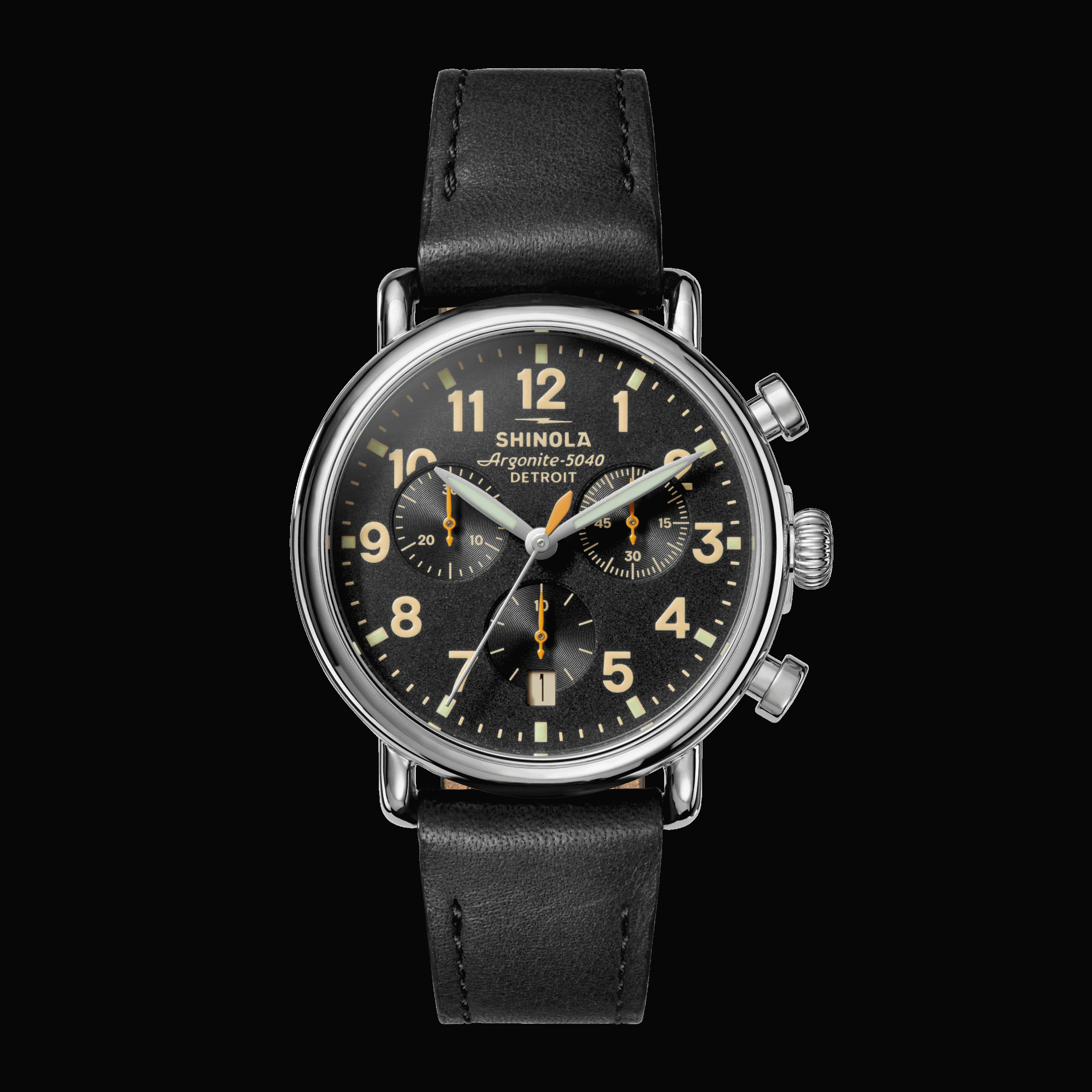 Runwell Chronograph Watch - Exclusive Black
