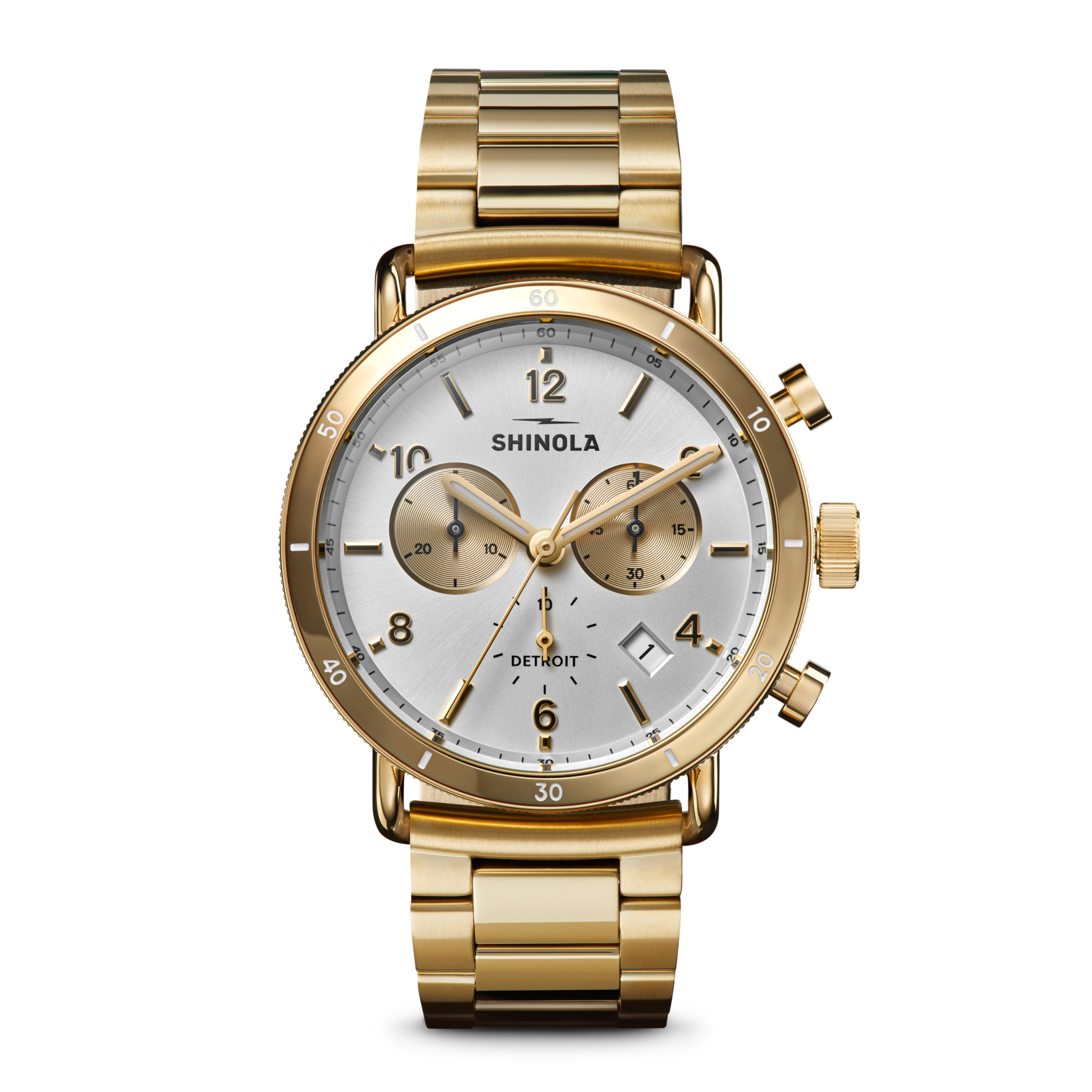 Canfield Sport Chronograph Watch - Silver