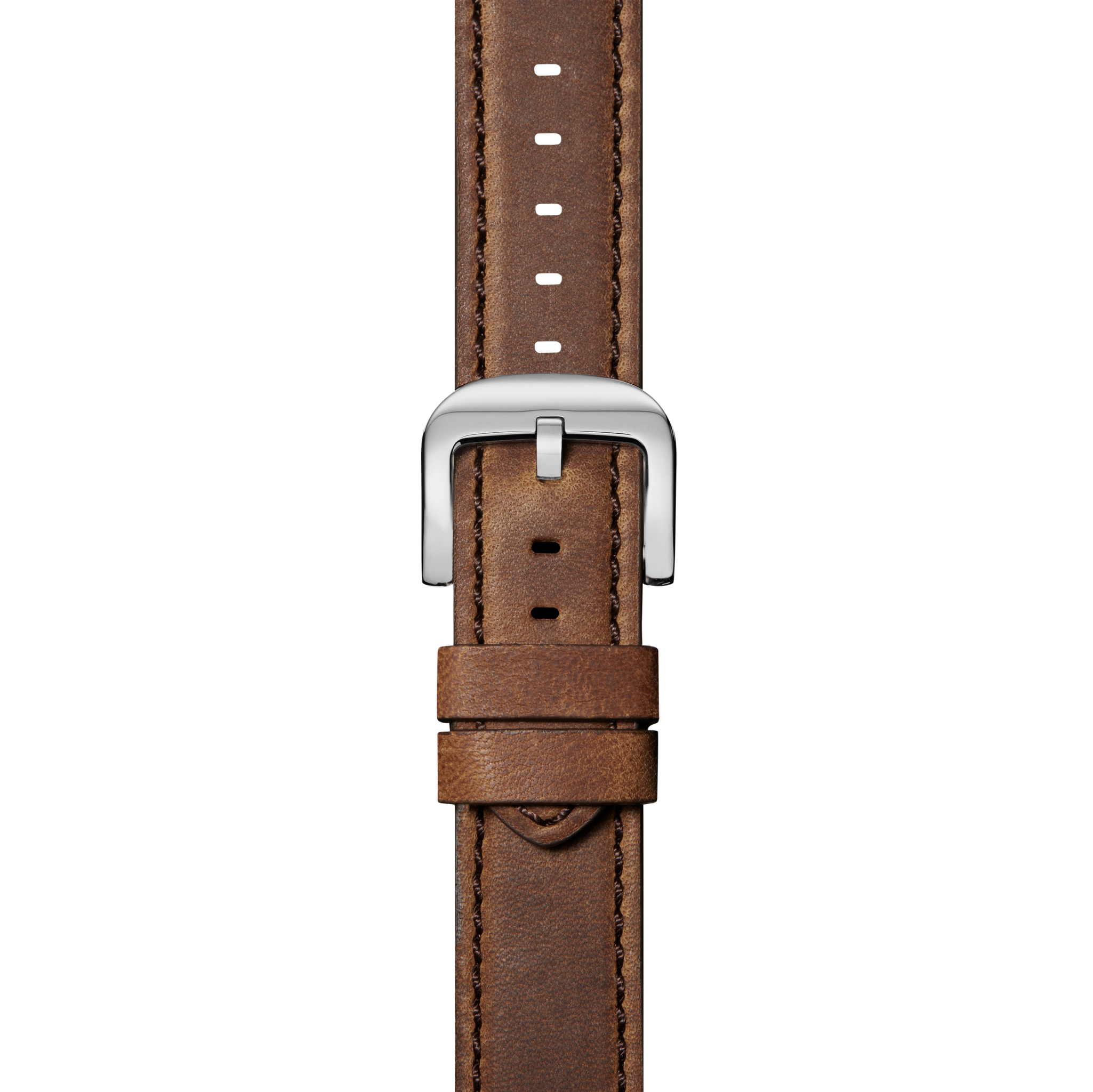 22mm British Tan Leather Watch Strap - British Tan