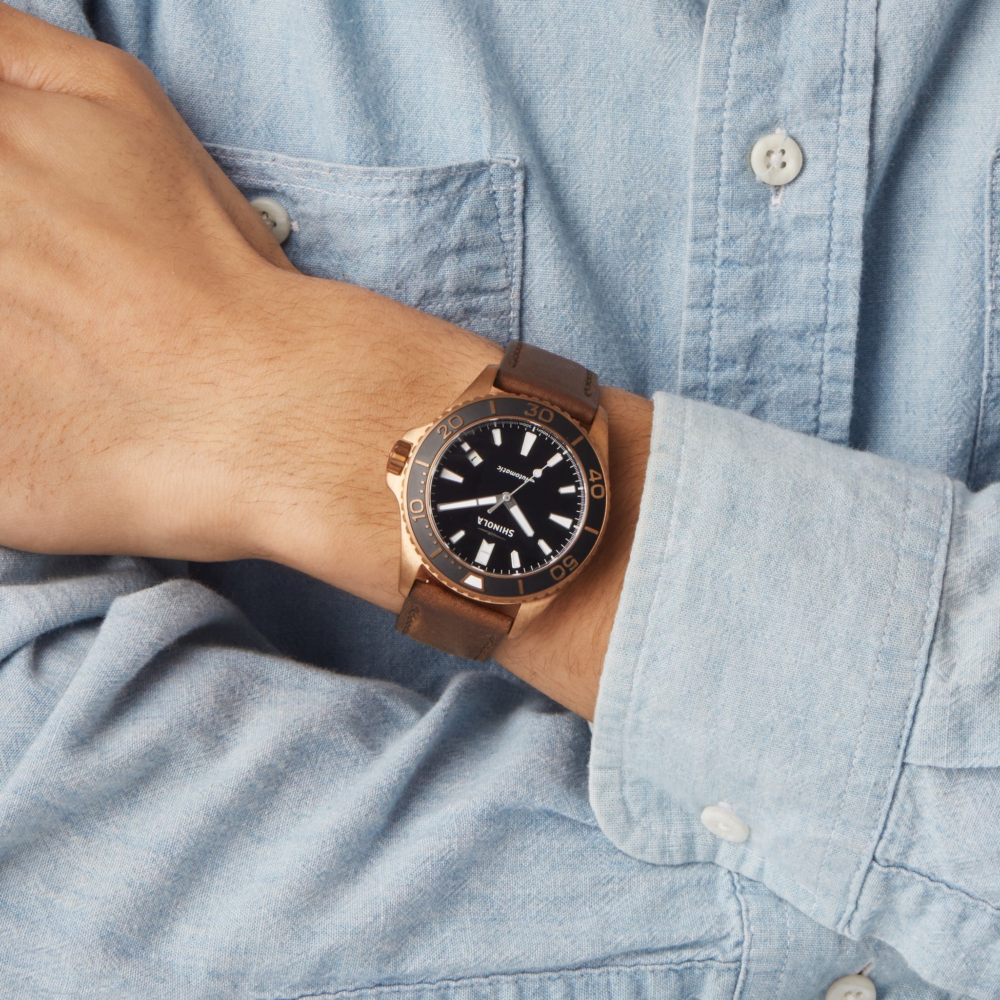 Bronze Monster Automatic Watch - Black - Image 2
