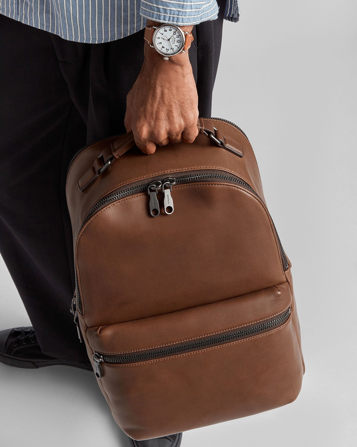 Runwell Backpack - Medium Brown - Image 6