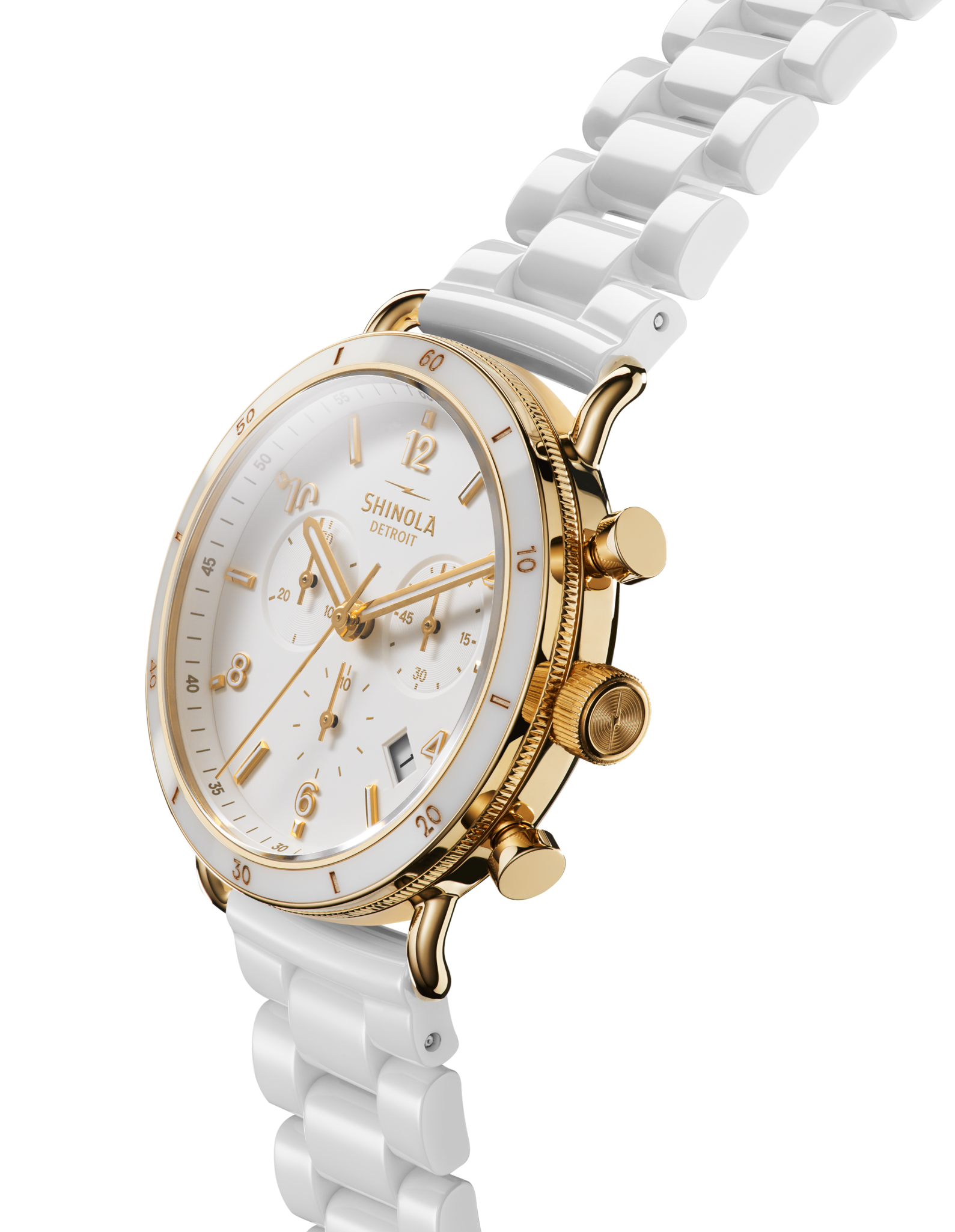 Canfield Sport Chronograph Watch - Soft White - Image 3