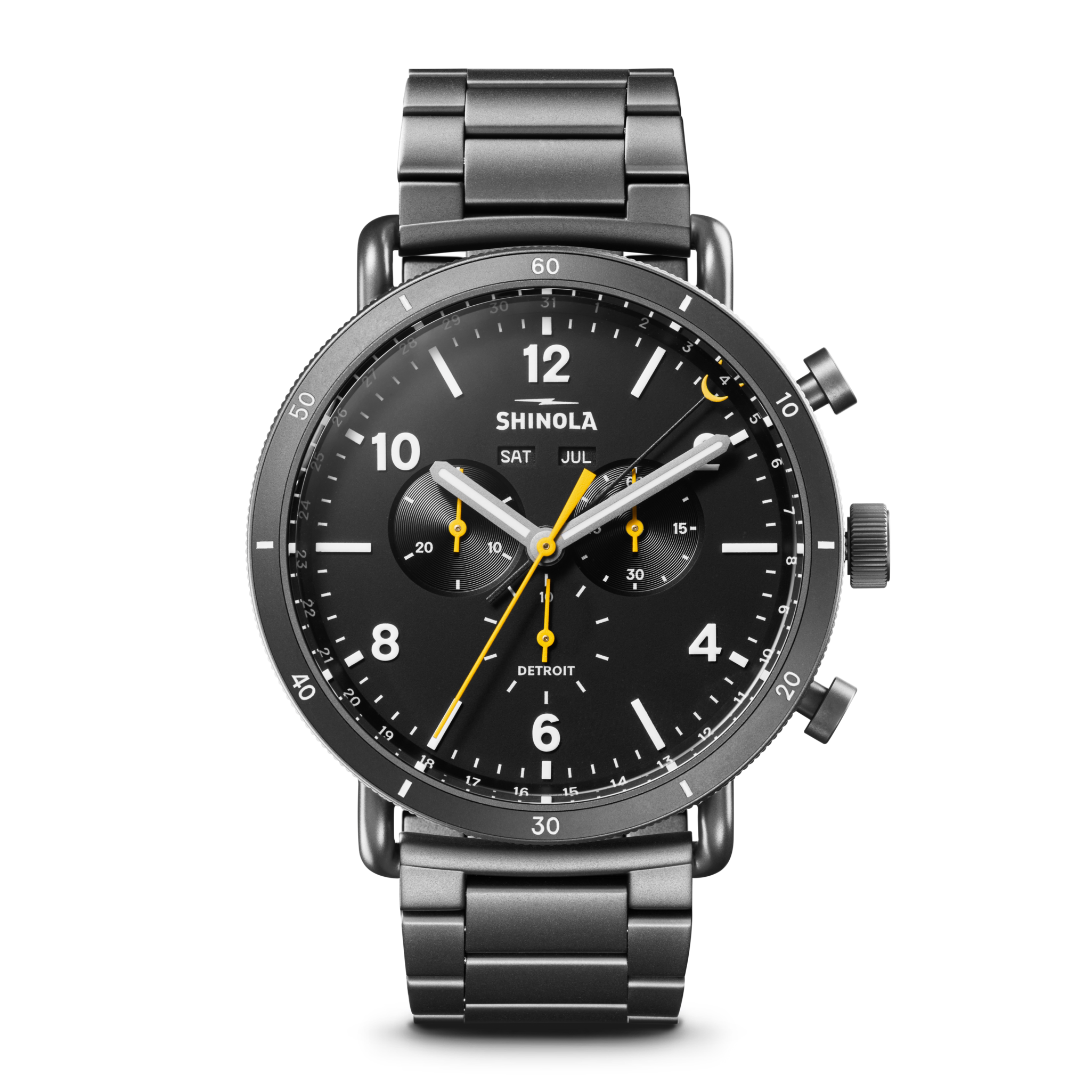 Canfield Sport Chronograph Watch - Black