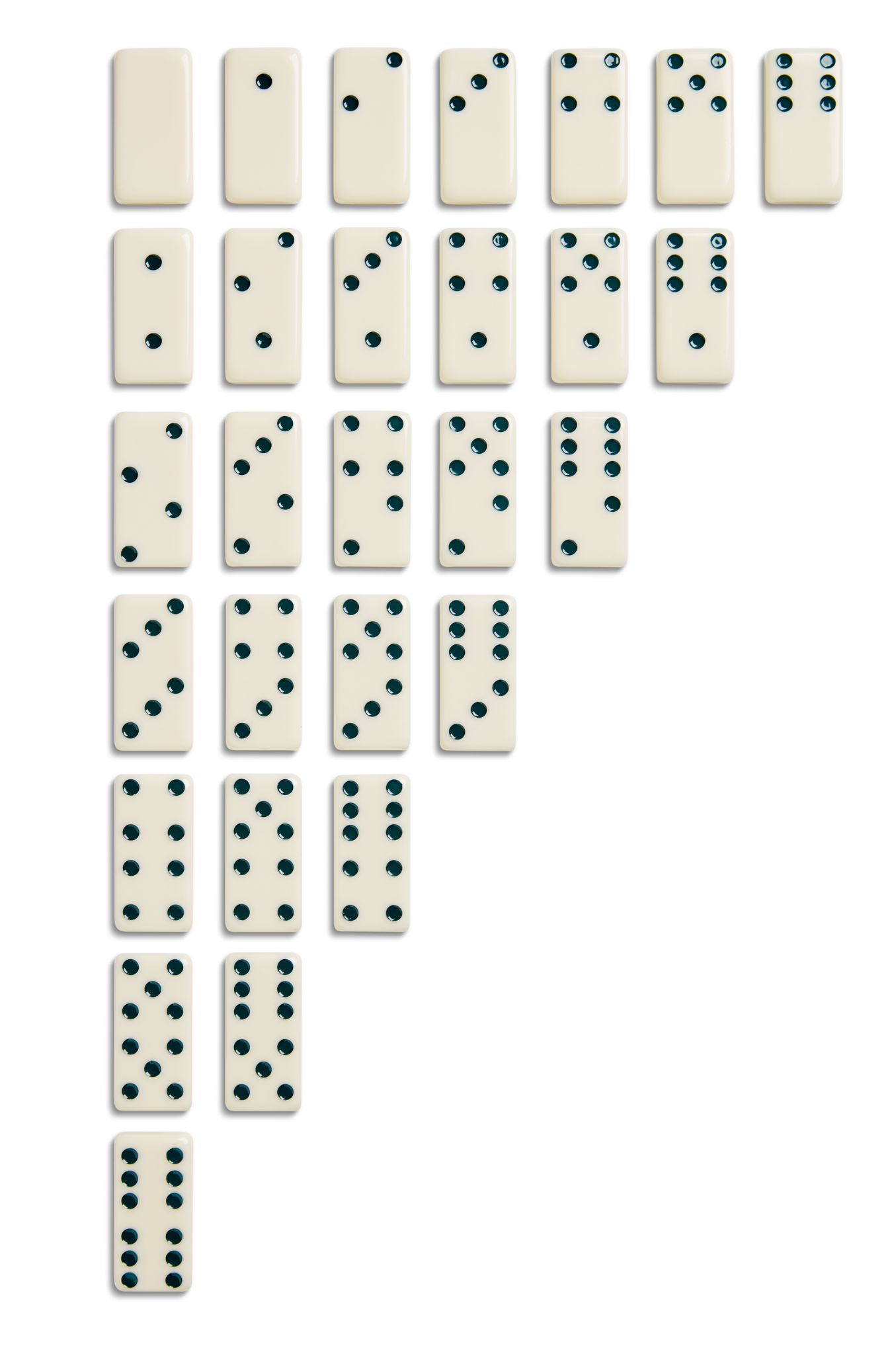Dominoes Set - Cream / Blue - Image 3