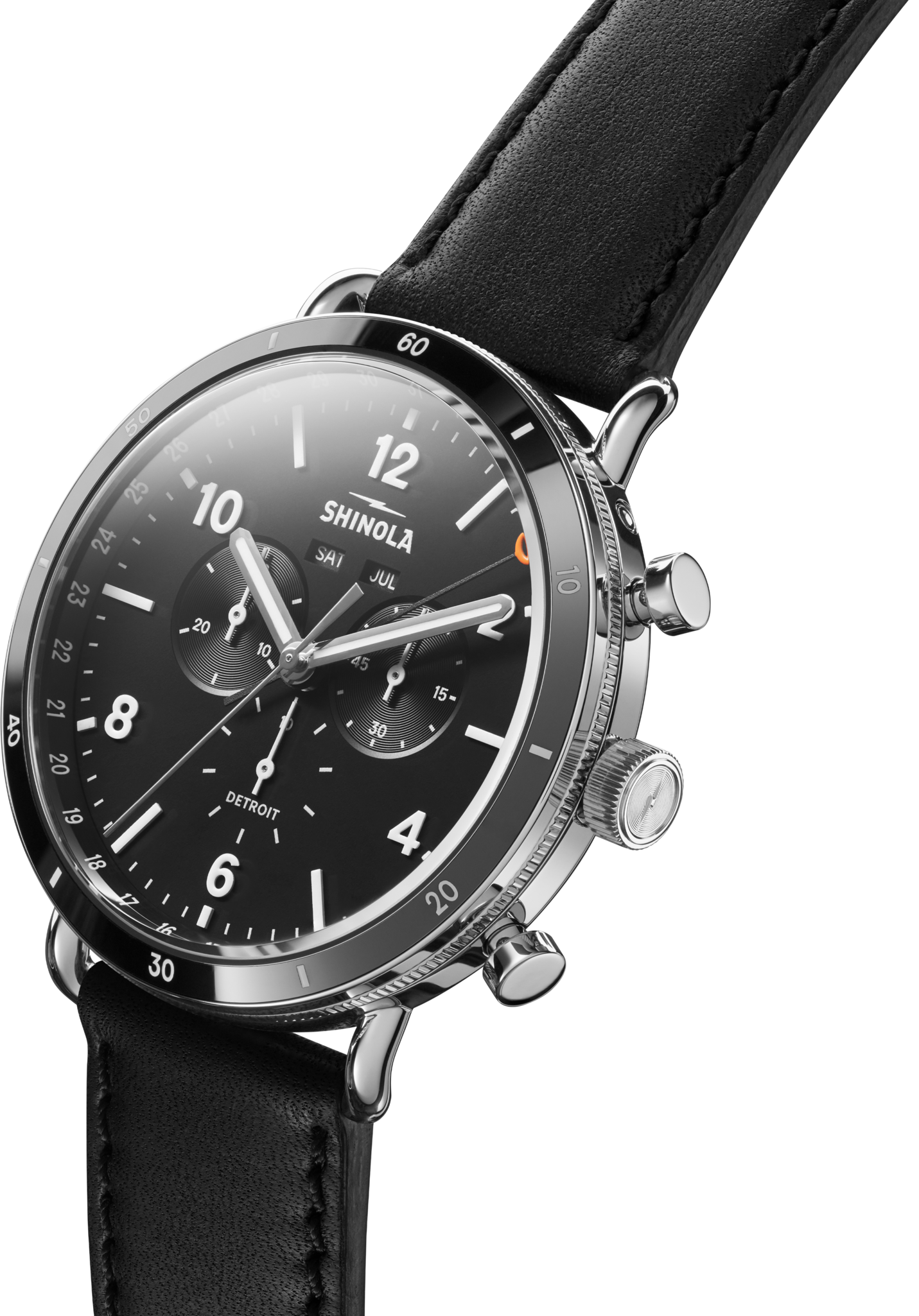 Canfield Sport Chronograph Watch - Matte Black - Image 3