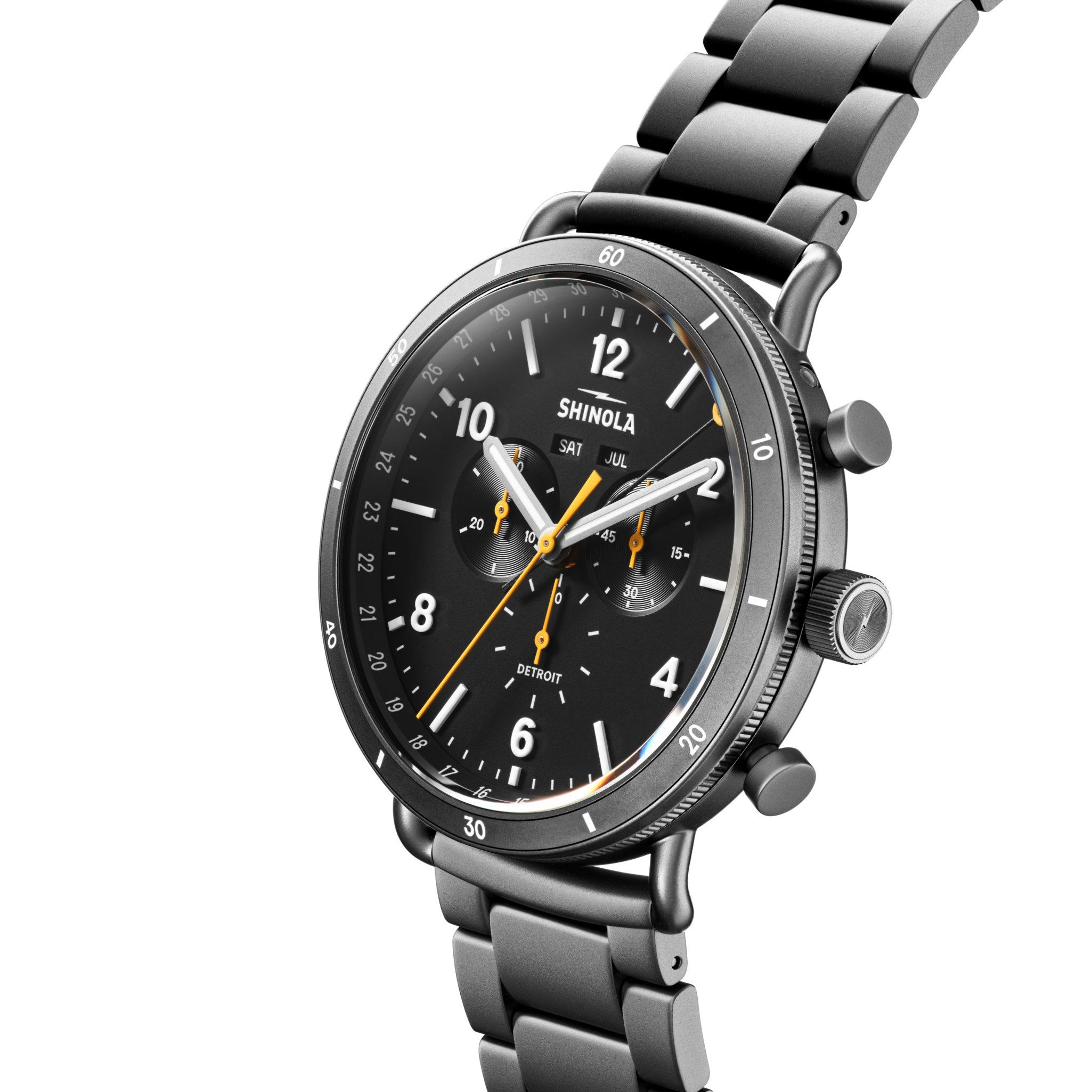 Canfield Sport Chronograph Watch - Black - Image 3