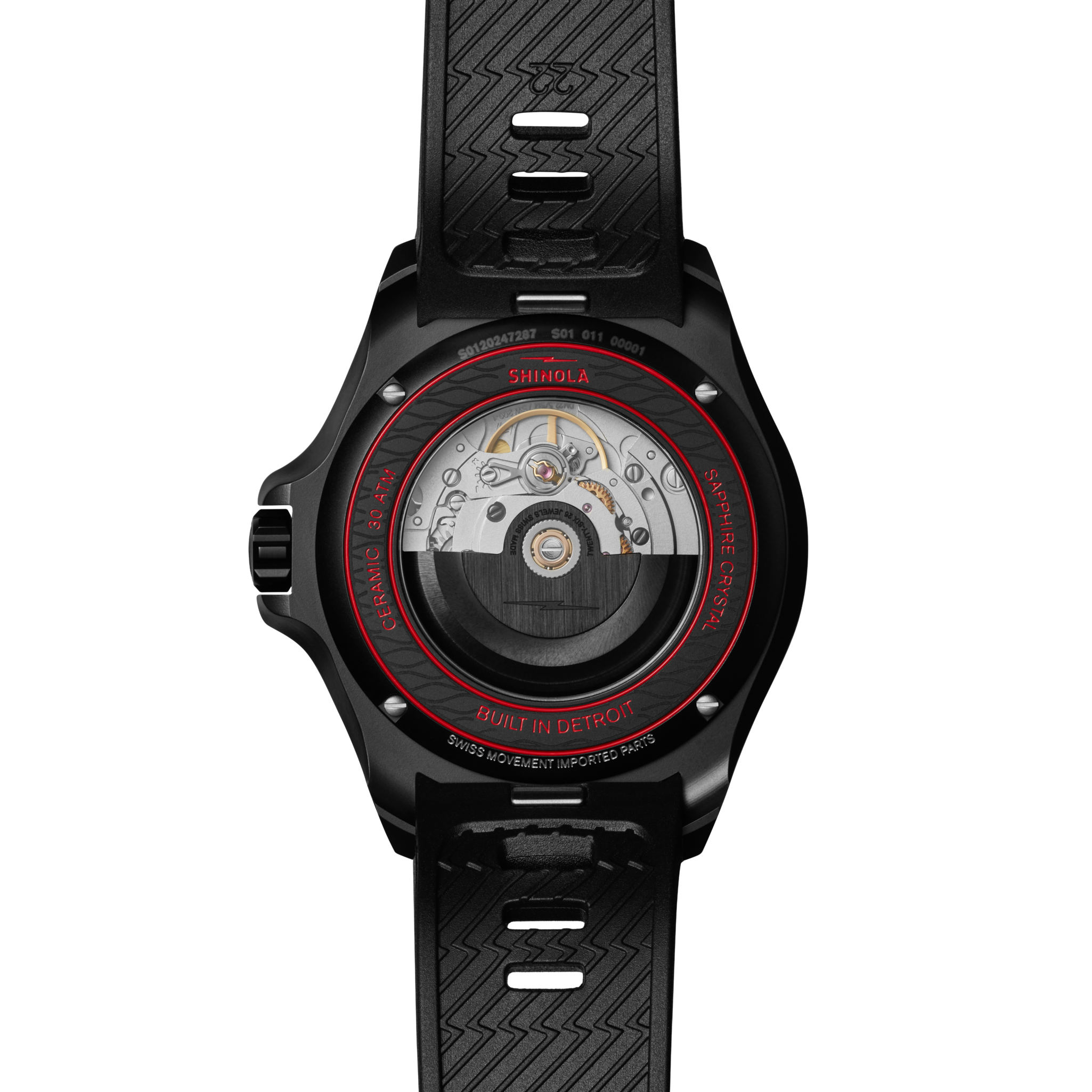 Ceramic Monster Automatic Watch - Black - Image 4