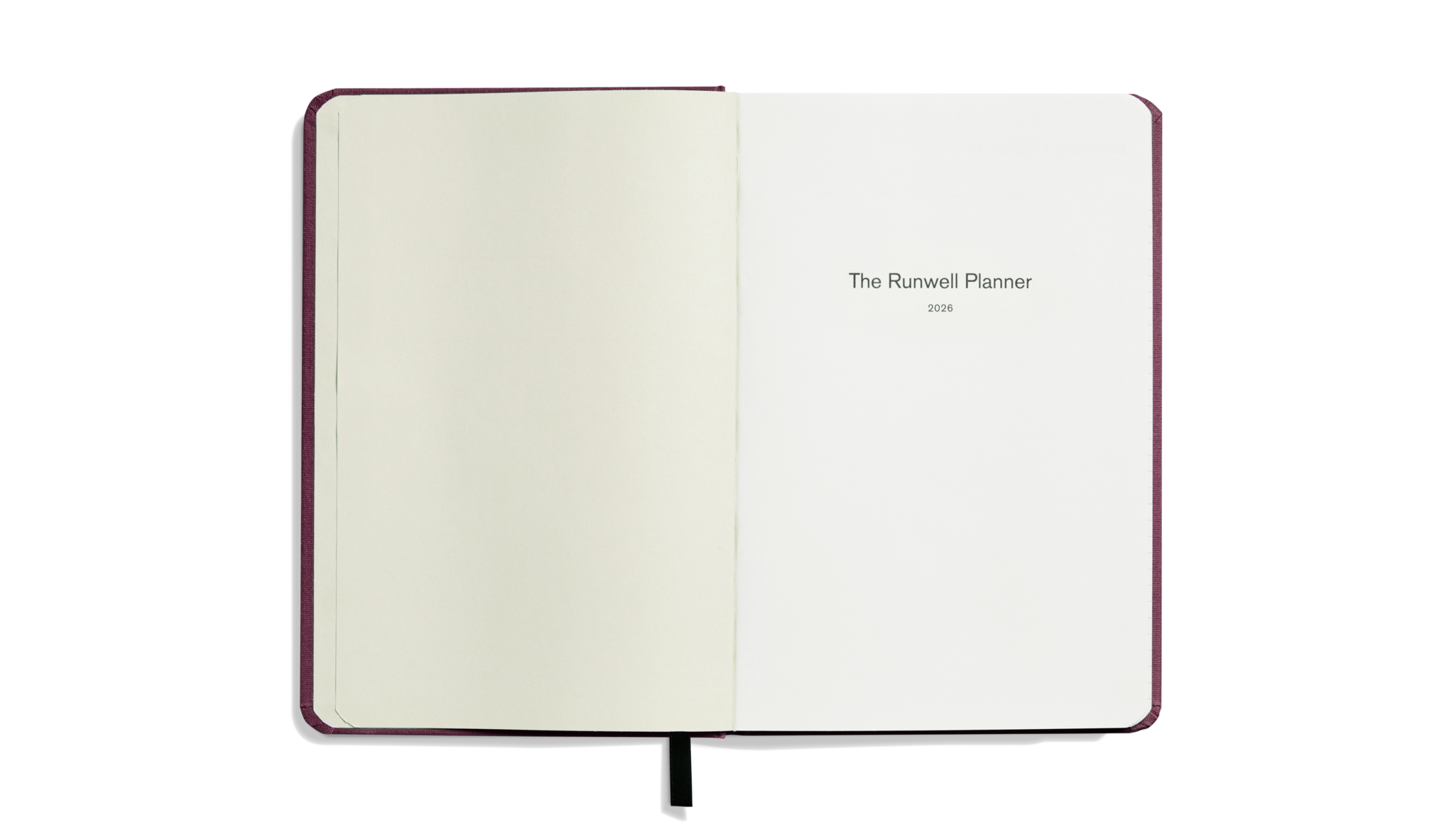 2026 12 Month Runwell Planner - Merlot - Image 3