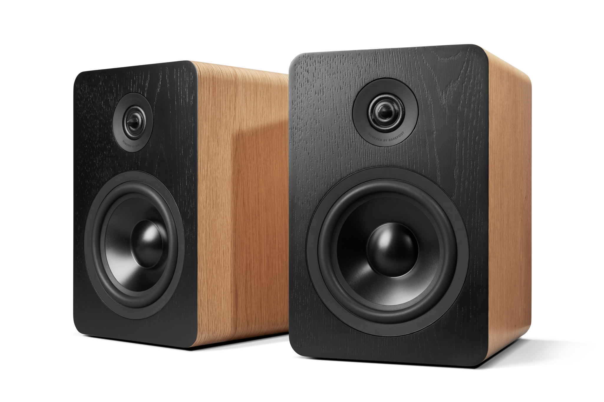 Bluetooth Bookshelf Speakers - Natural - Image 2