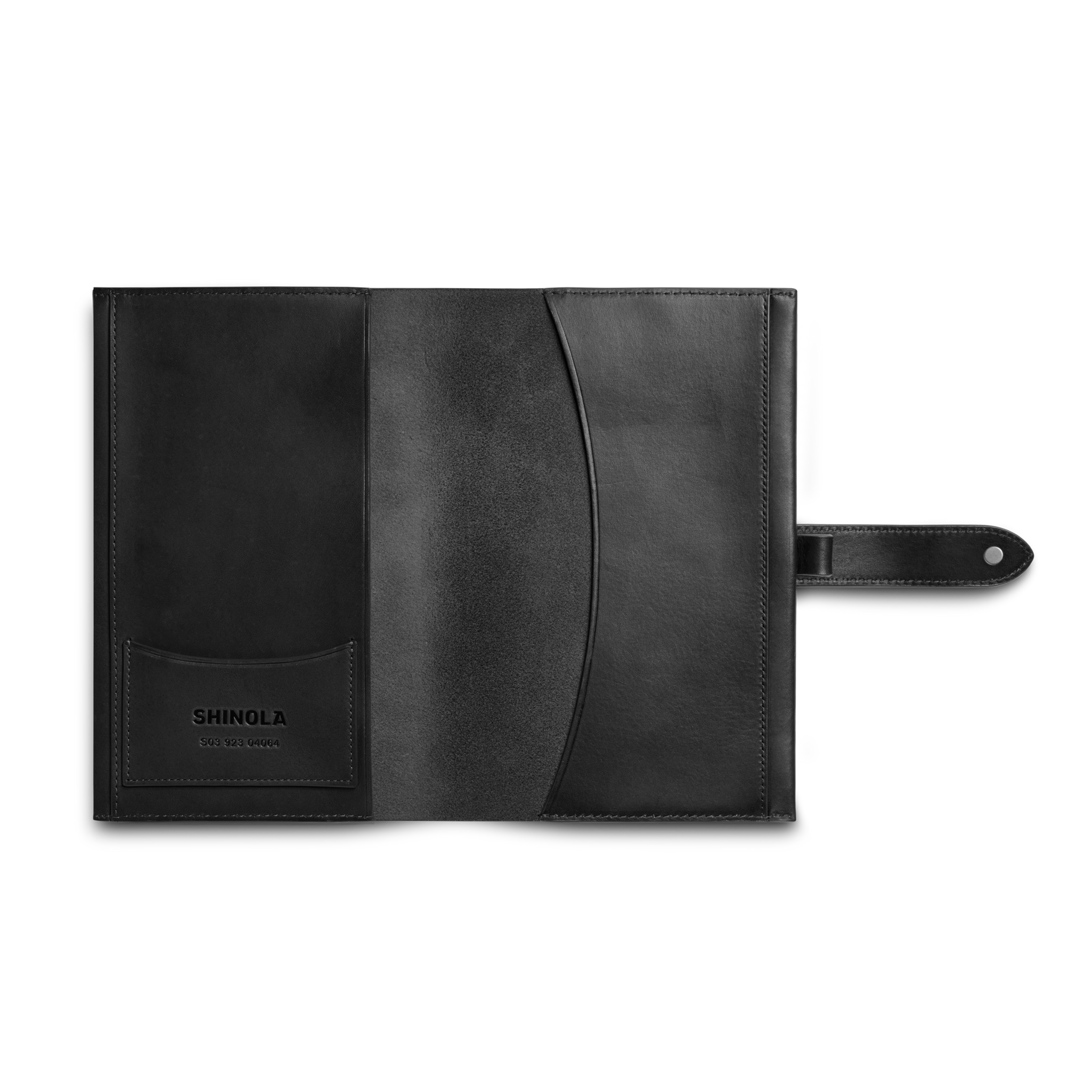 Medium Snap Journal Cover - Black Vachetta - Image 3
