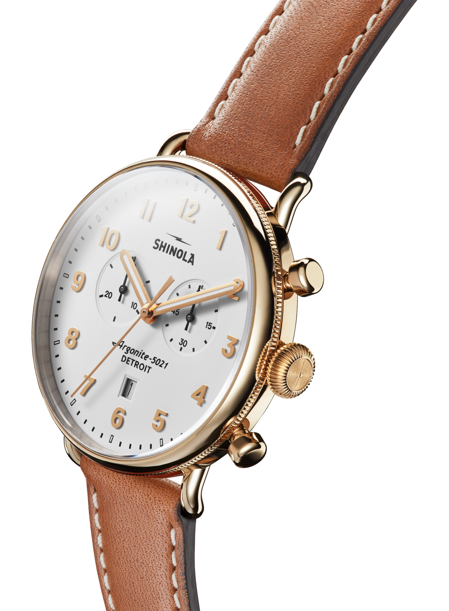 Canfield Chronograph Watch - White - Image 2