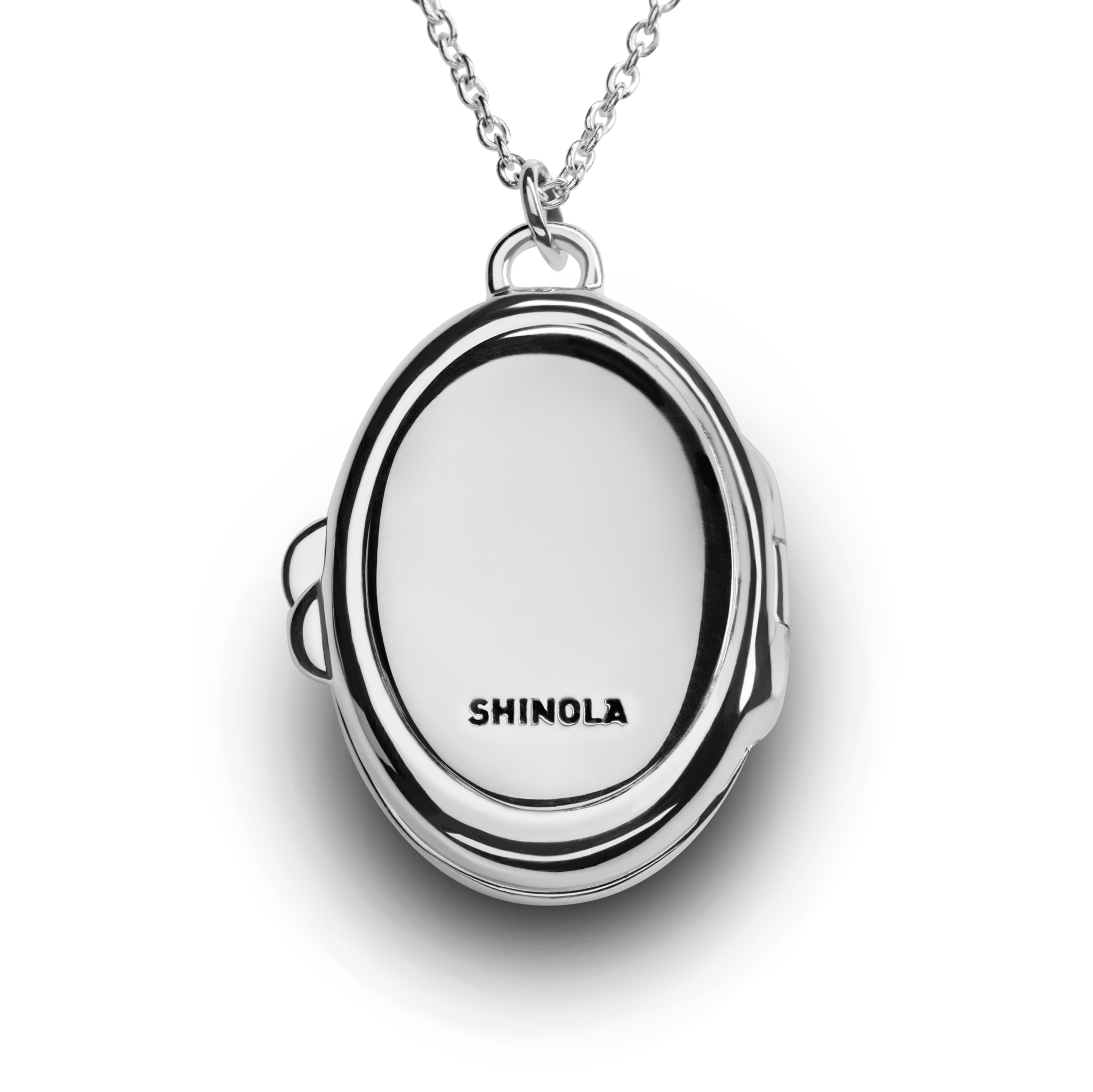 Heirloom Statement Locket Necklace - Sterling Silver - Image 3