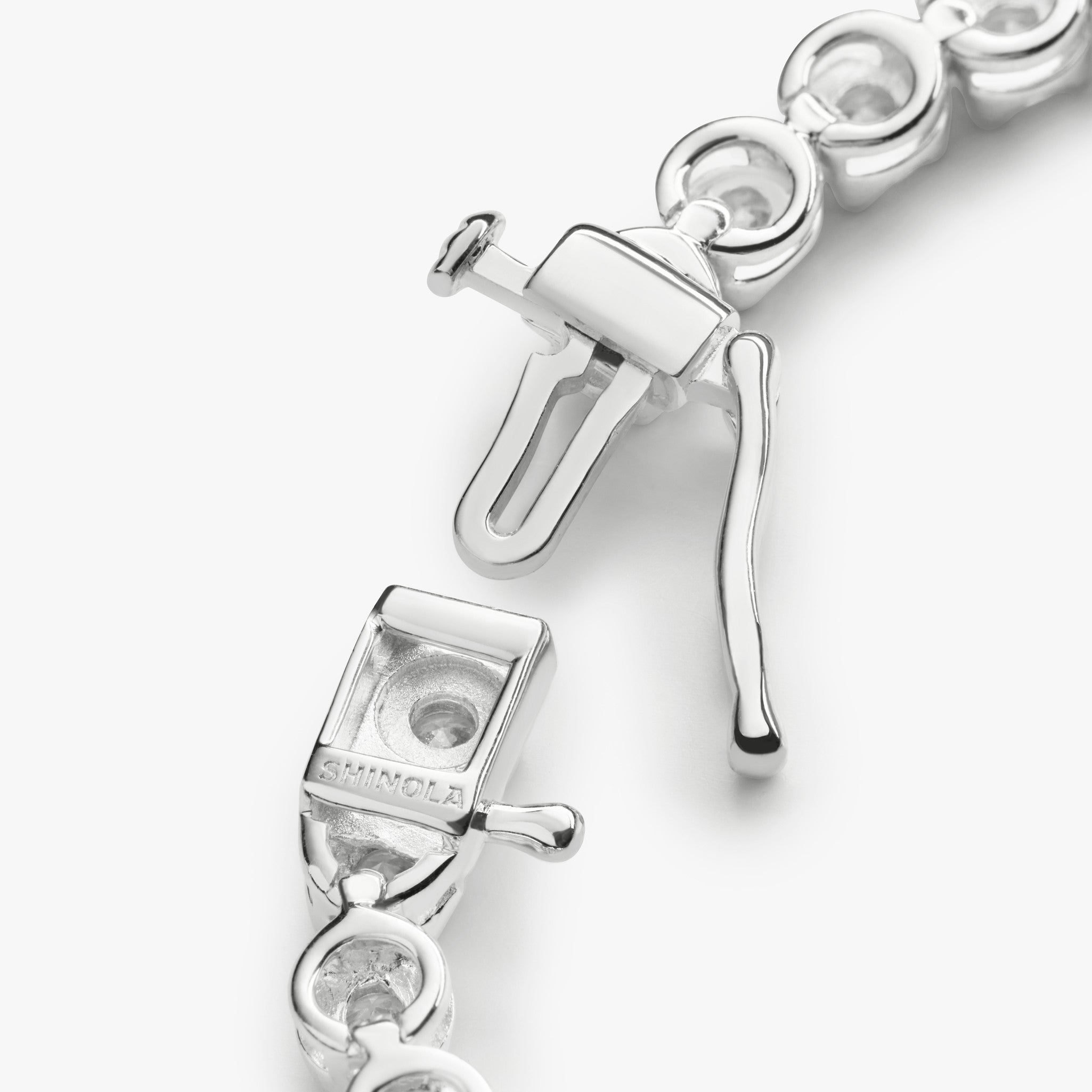 4 Carat 7 Diamond Tennis Bracelet - White Gold - Image 5