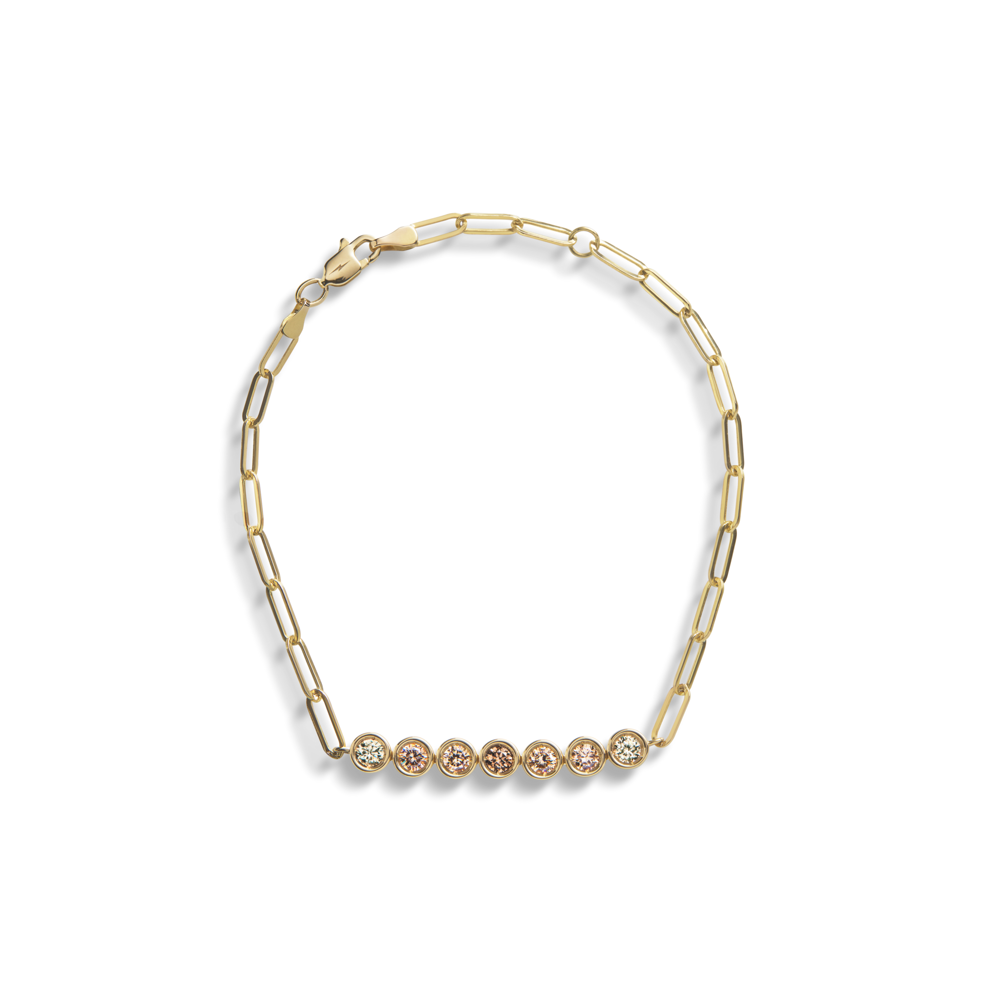 .75 Carat Desert Diamond Chain Bracelet