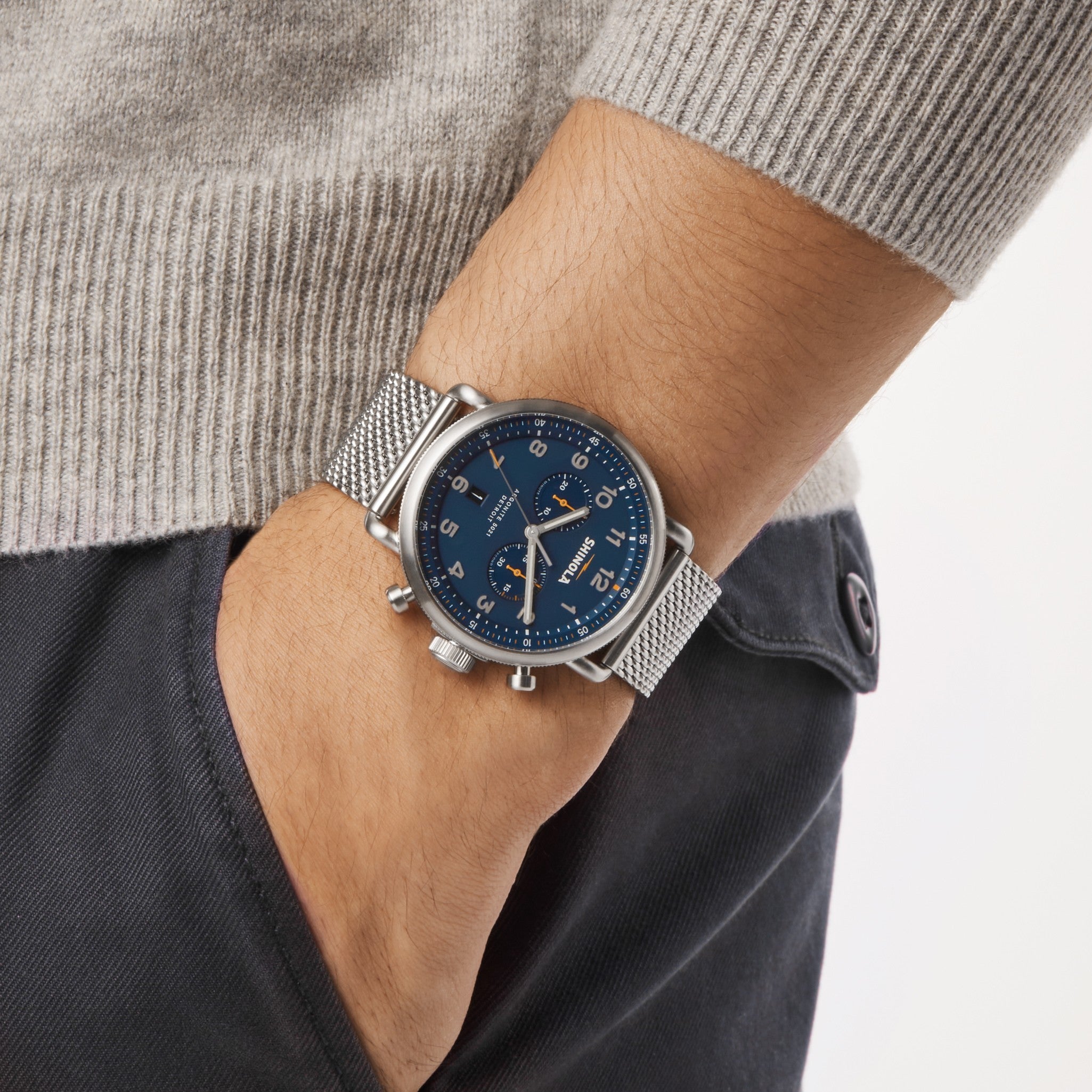 Canfield C56 Chronograph Watch - Continental Blue - Image 2