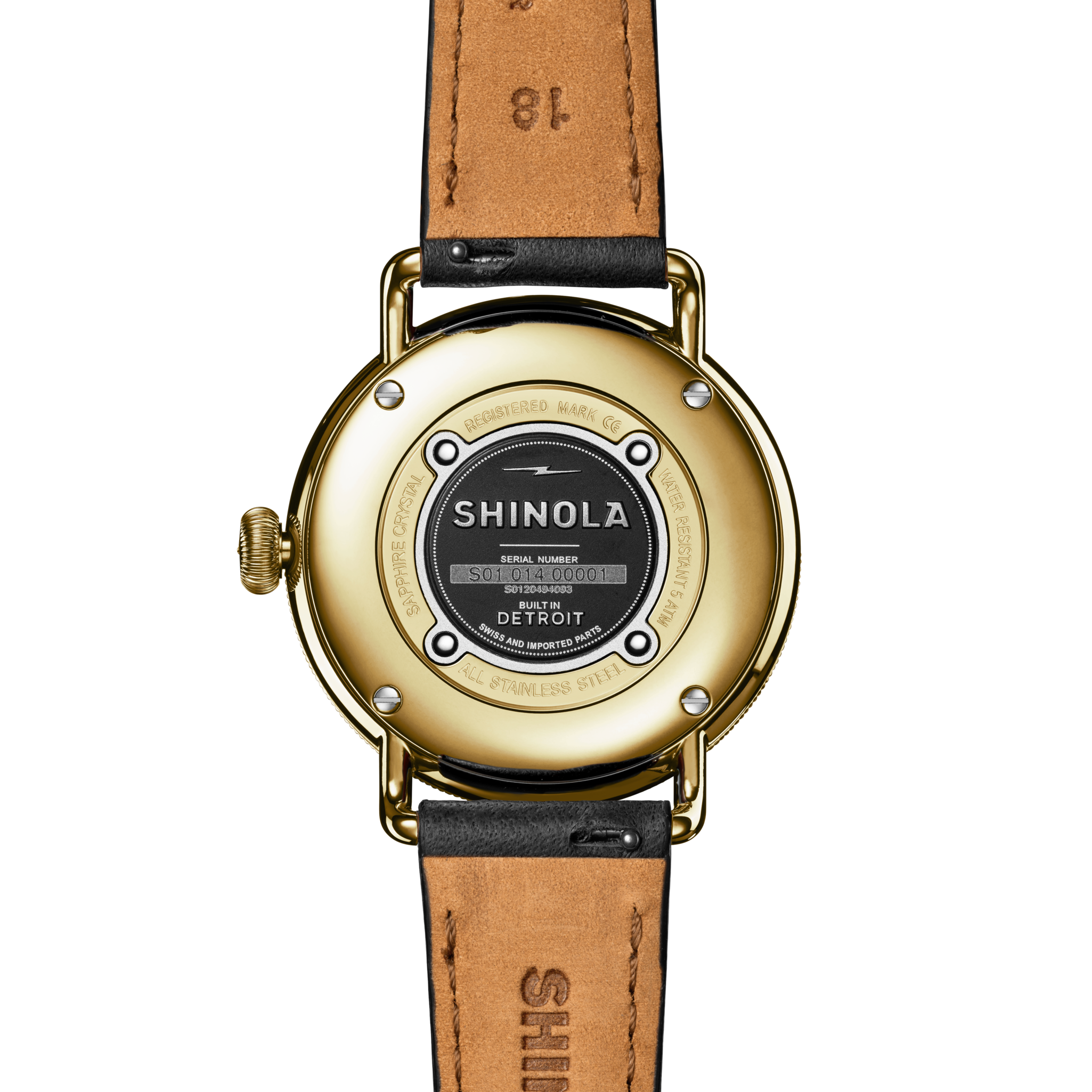 Canfield Watch - Black/Gold - Image 3