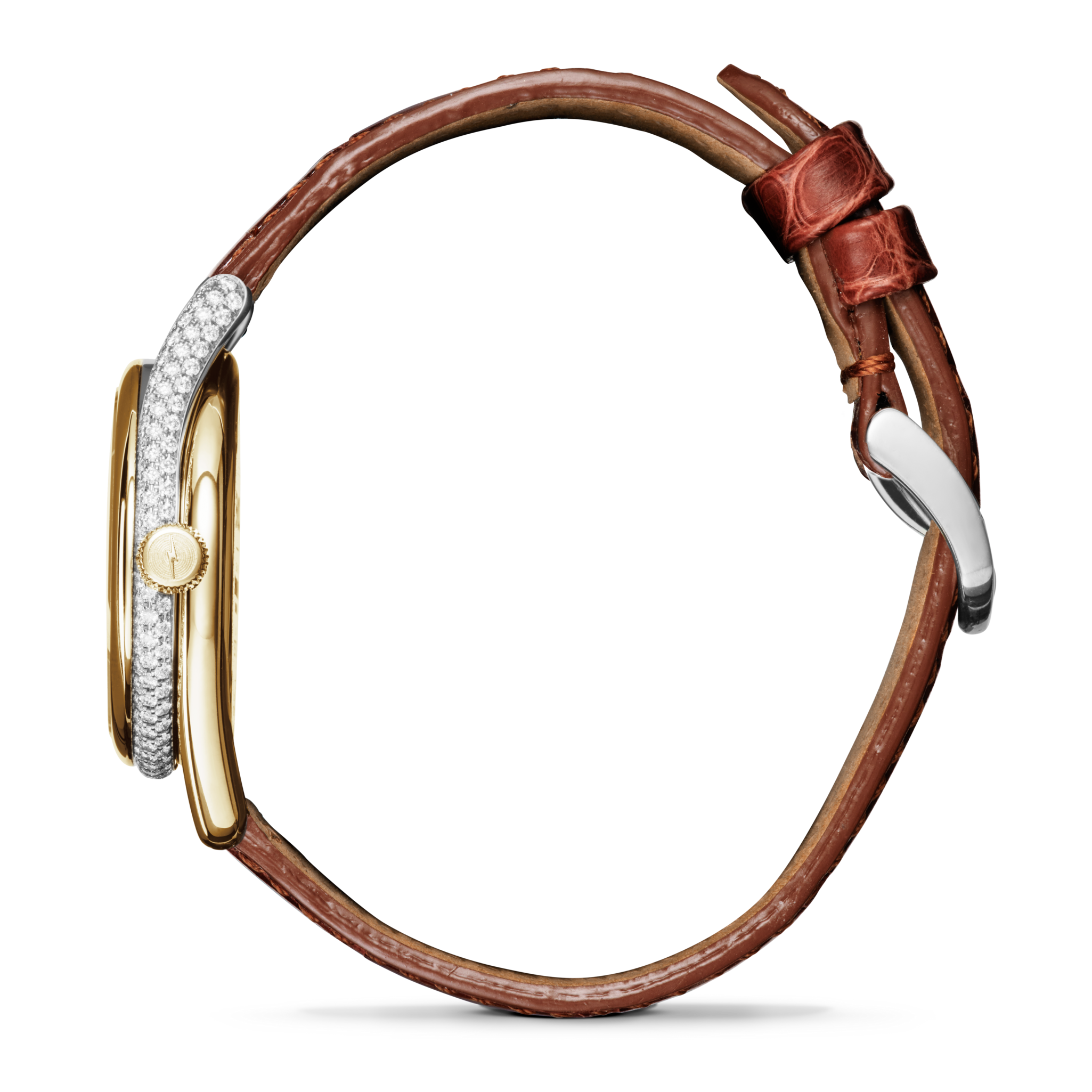 Diamond Derby Watch - Auburn Alligator Strap - Image 4