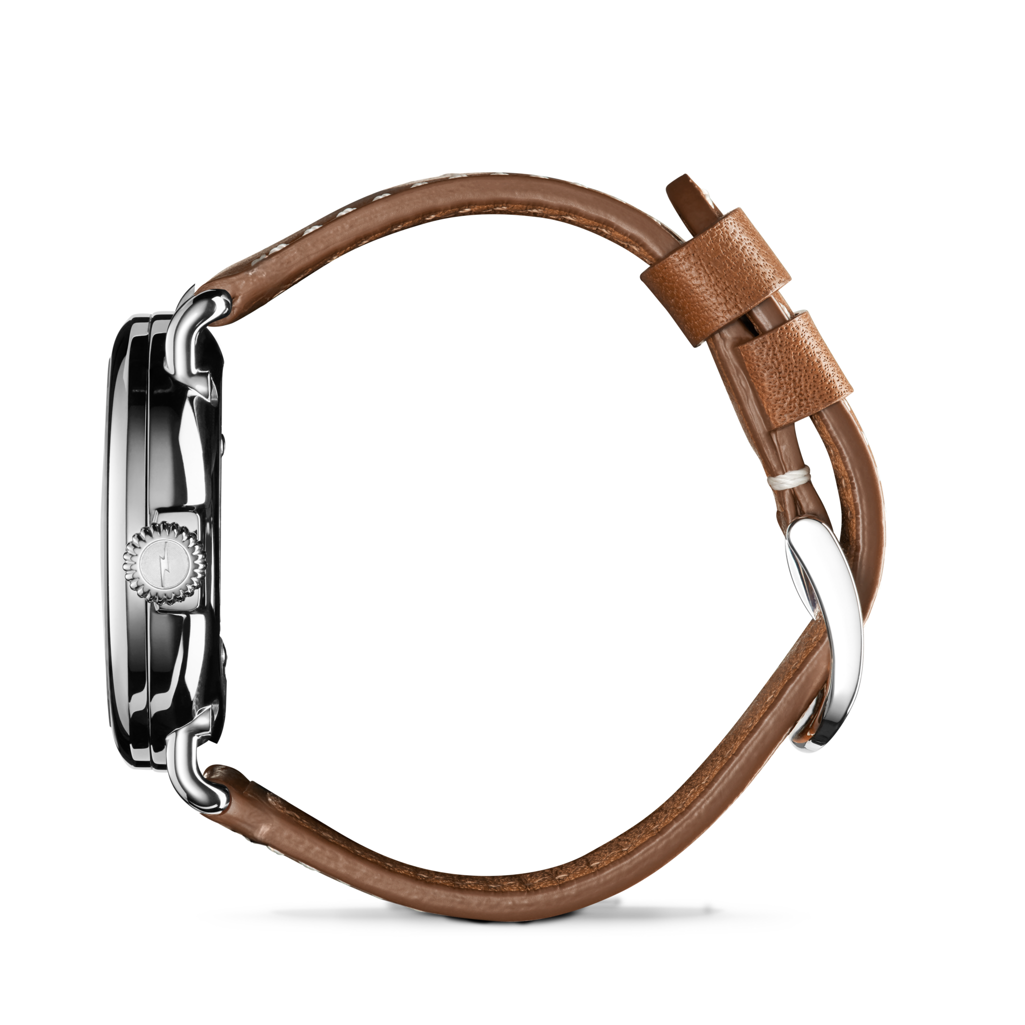 Runwell Watch - White Tan Leather Strap - Image 4