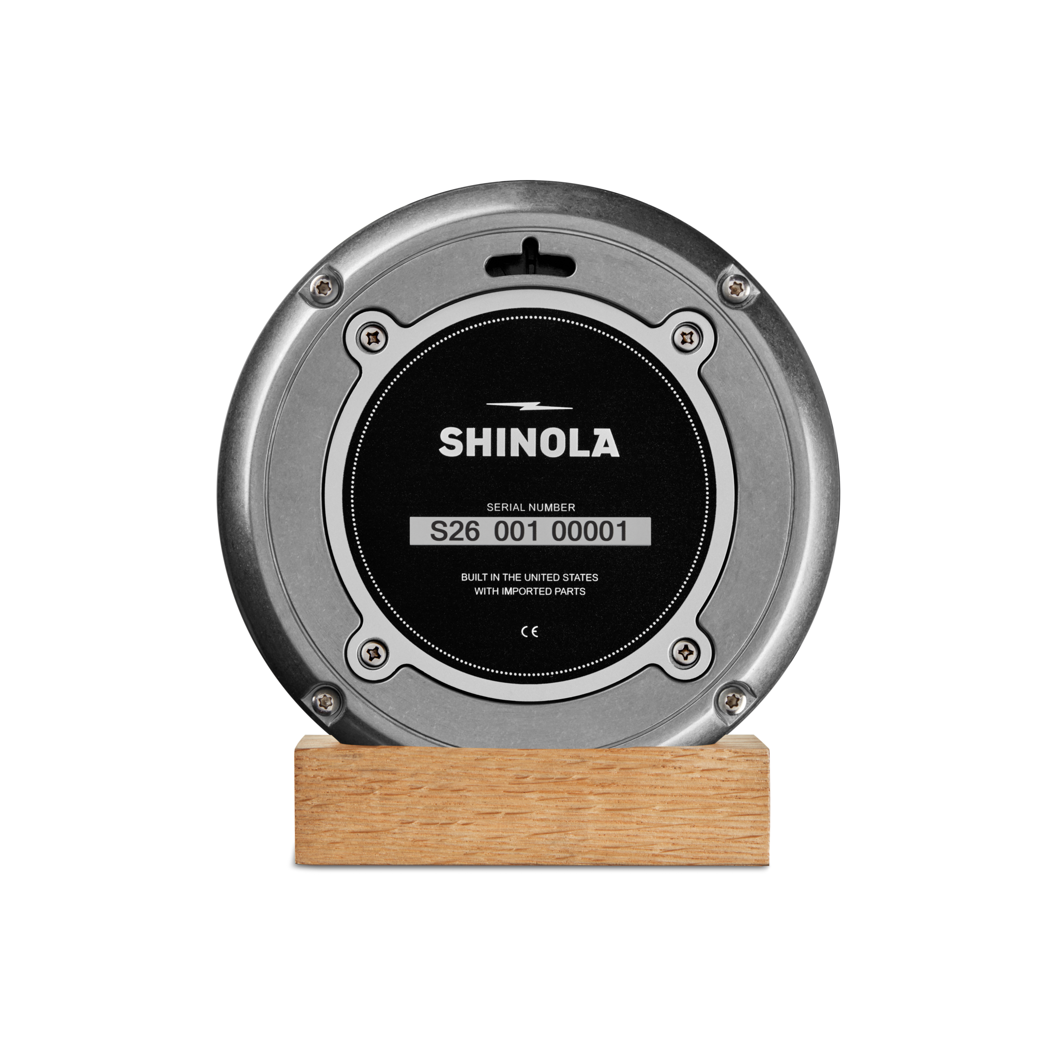 6 Runwell Clock - Tumbled Zinc/Black - Image 2