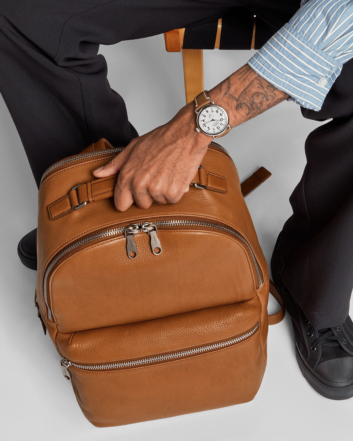 Runwell Backpack - Tan - Image 6