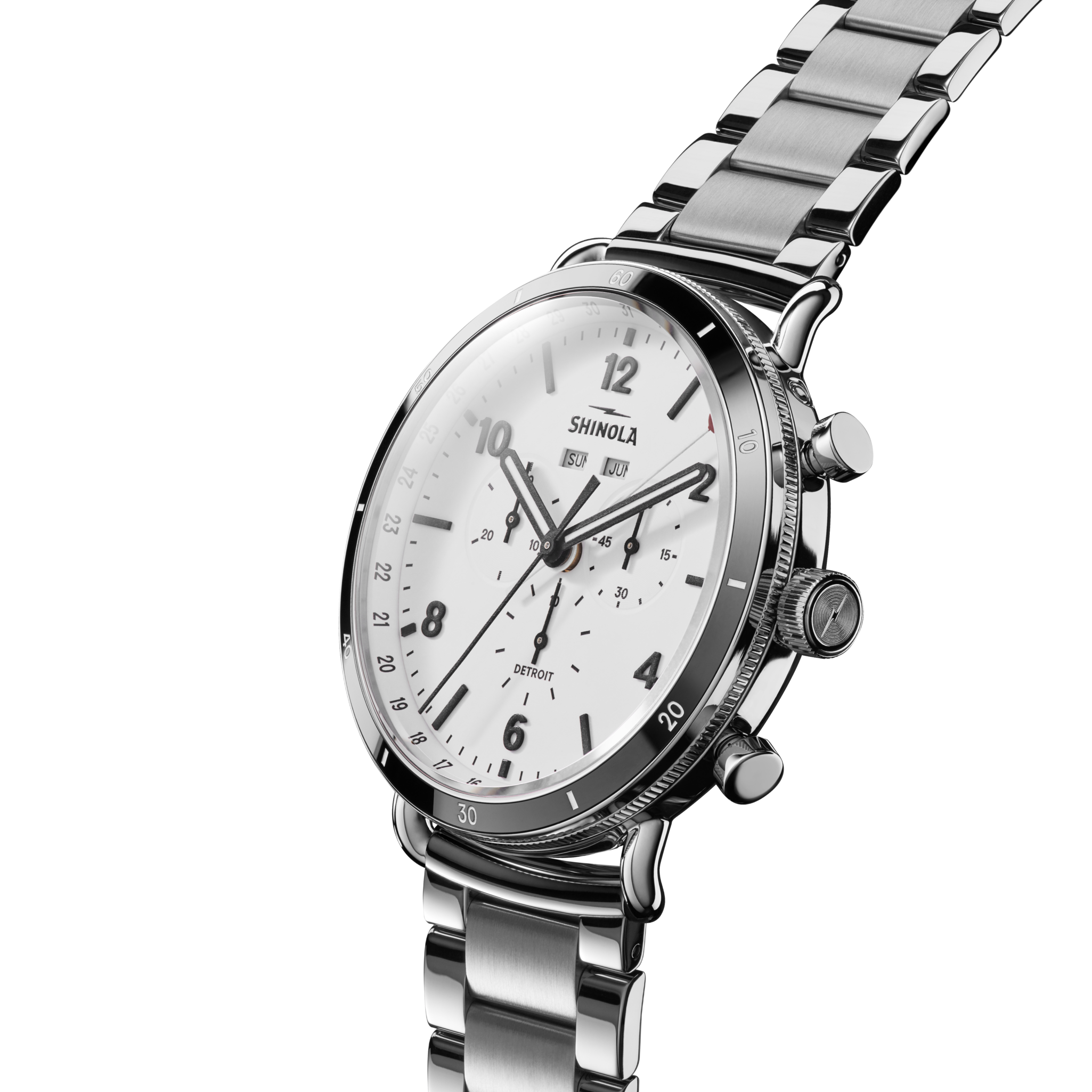 Canfield Sport Chronograph Watch - White - Image 3