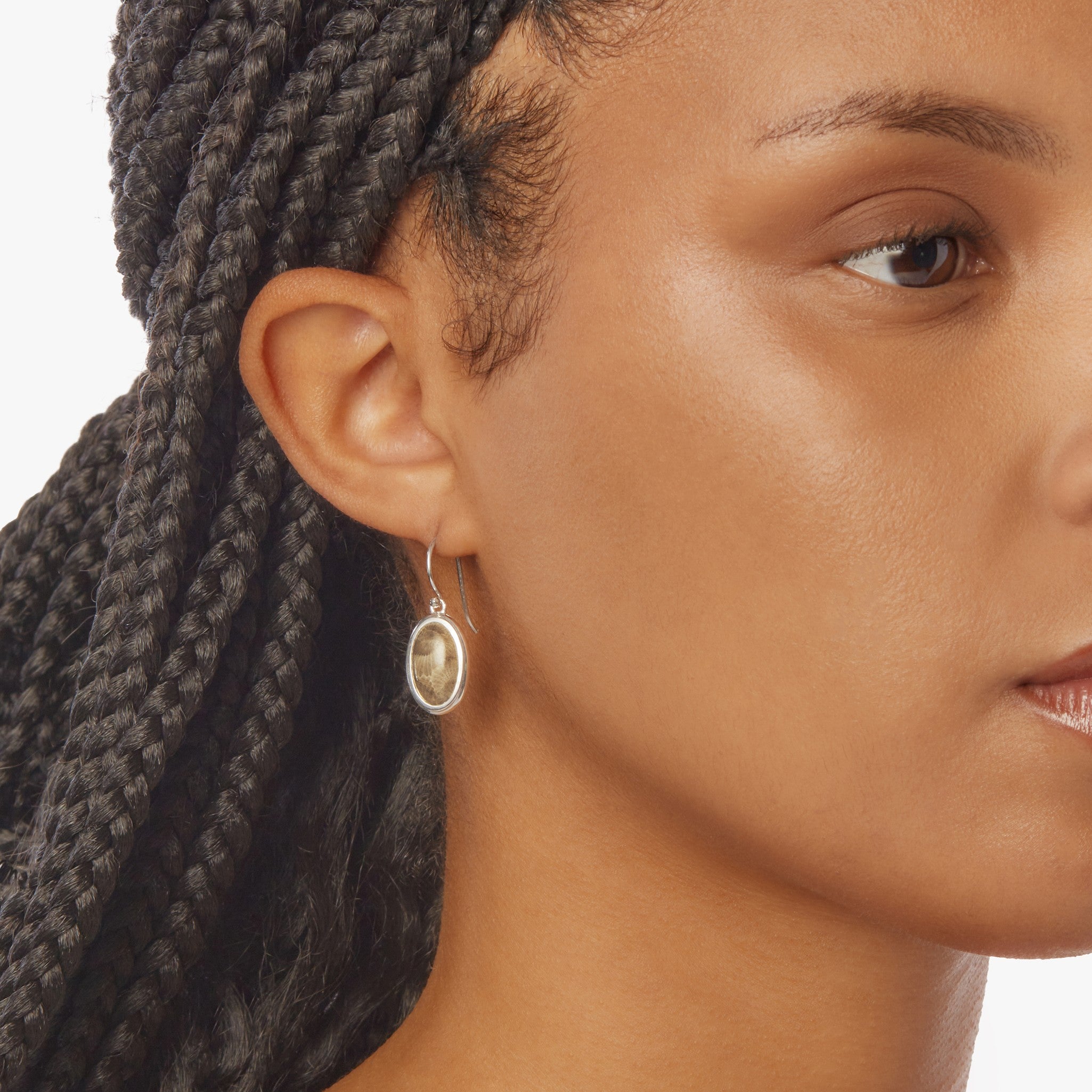 Heirloom Petoskey Drop Earrings - Sterling Silver - Image 6