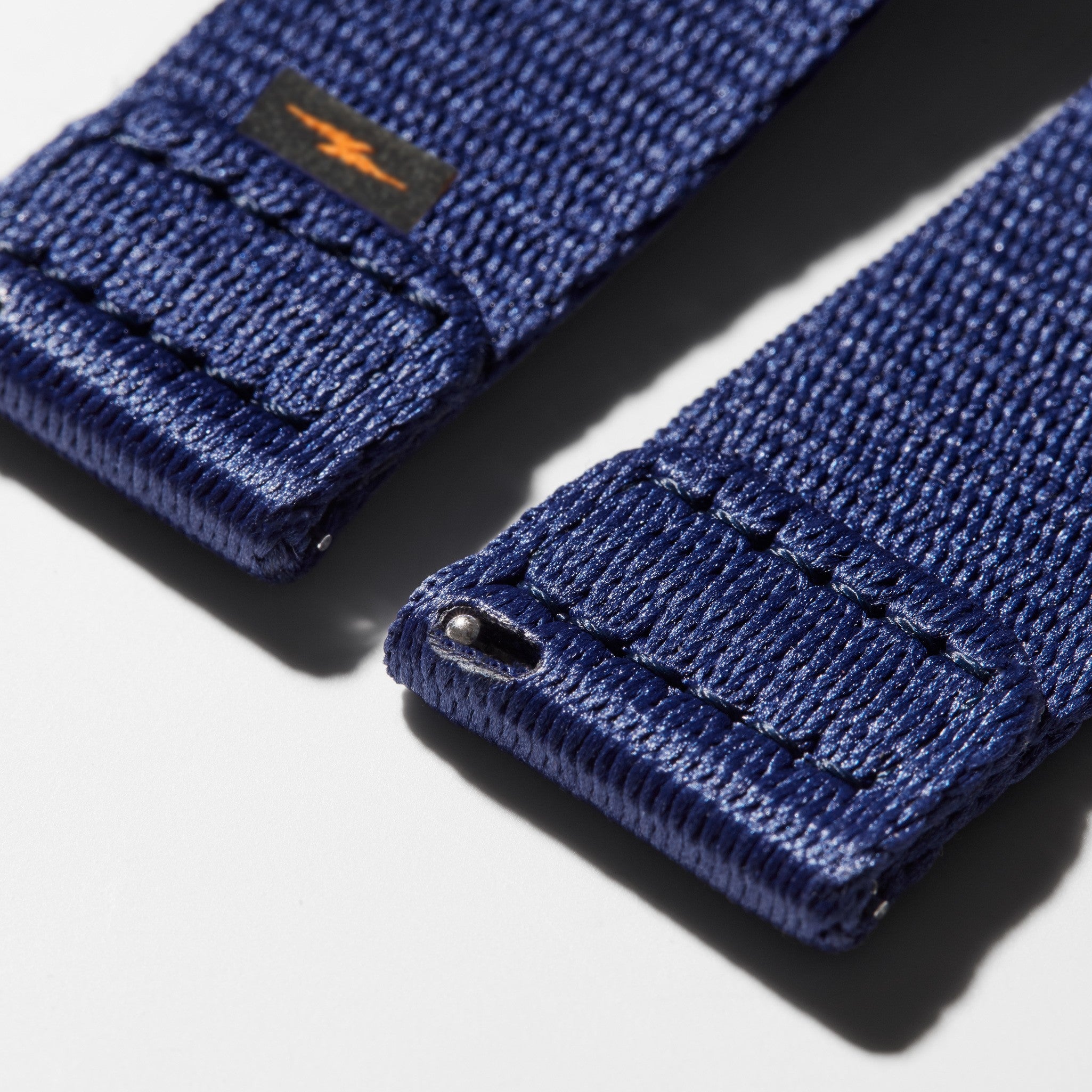 20mm Black Split Nylon Apple Watch Strap - Black - Image 4