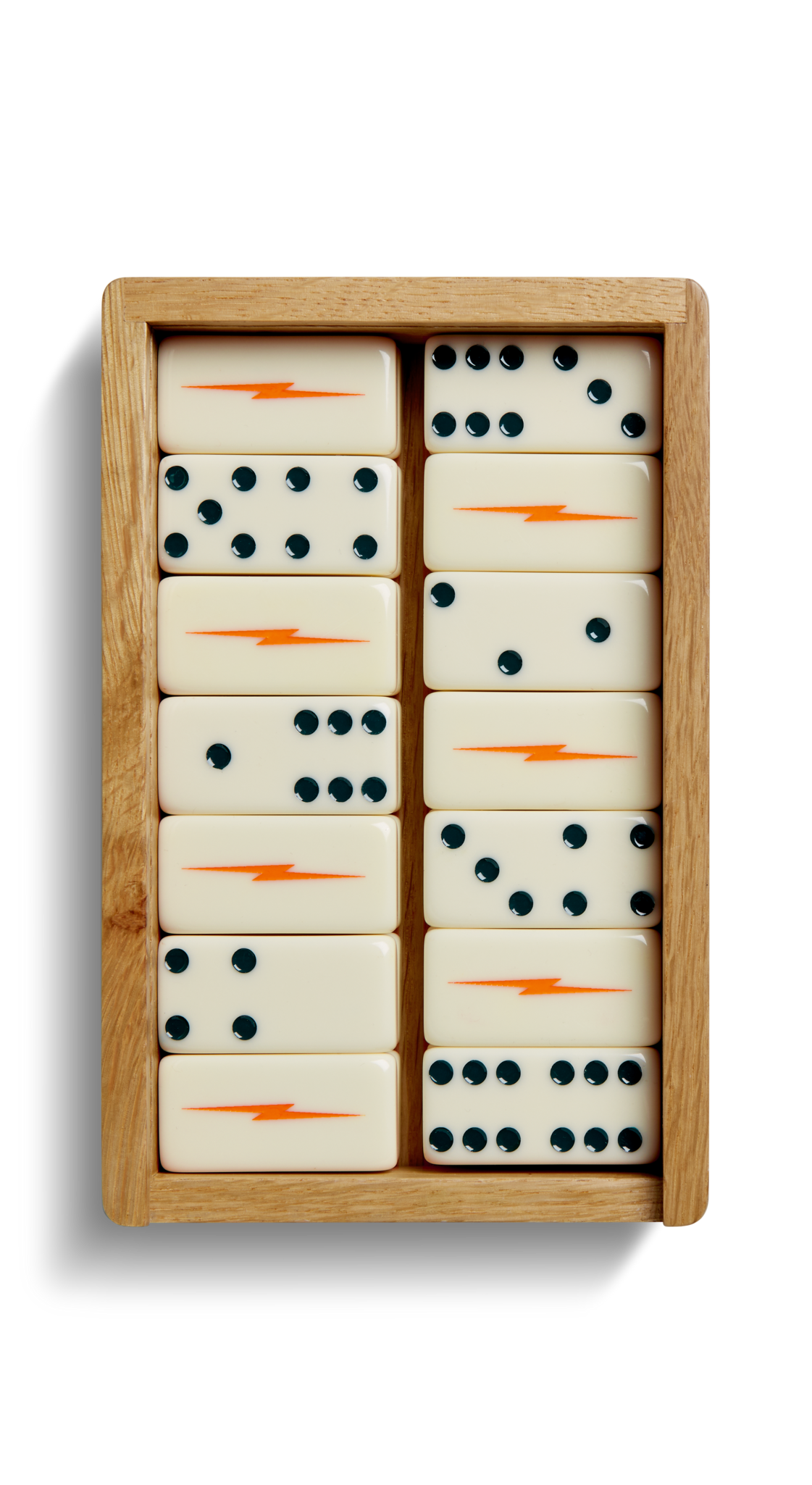 Dominoes Set - Cream / Blue - Image 2