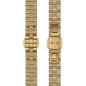 10mm Wavy Bar Link Bracelet - PVD Gold