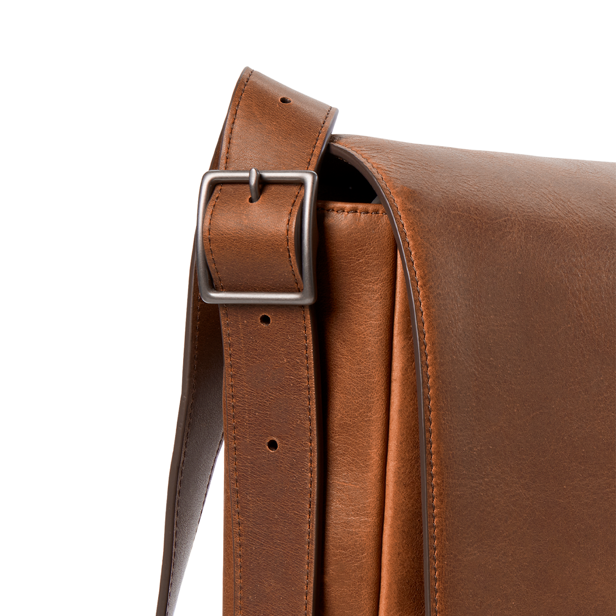 Runwell Messenger Bag - Medium Brown - Image 5