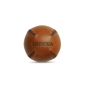 Leather Baseball - Bourbon / Navy