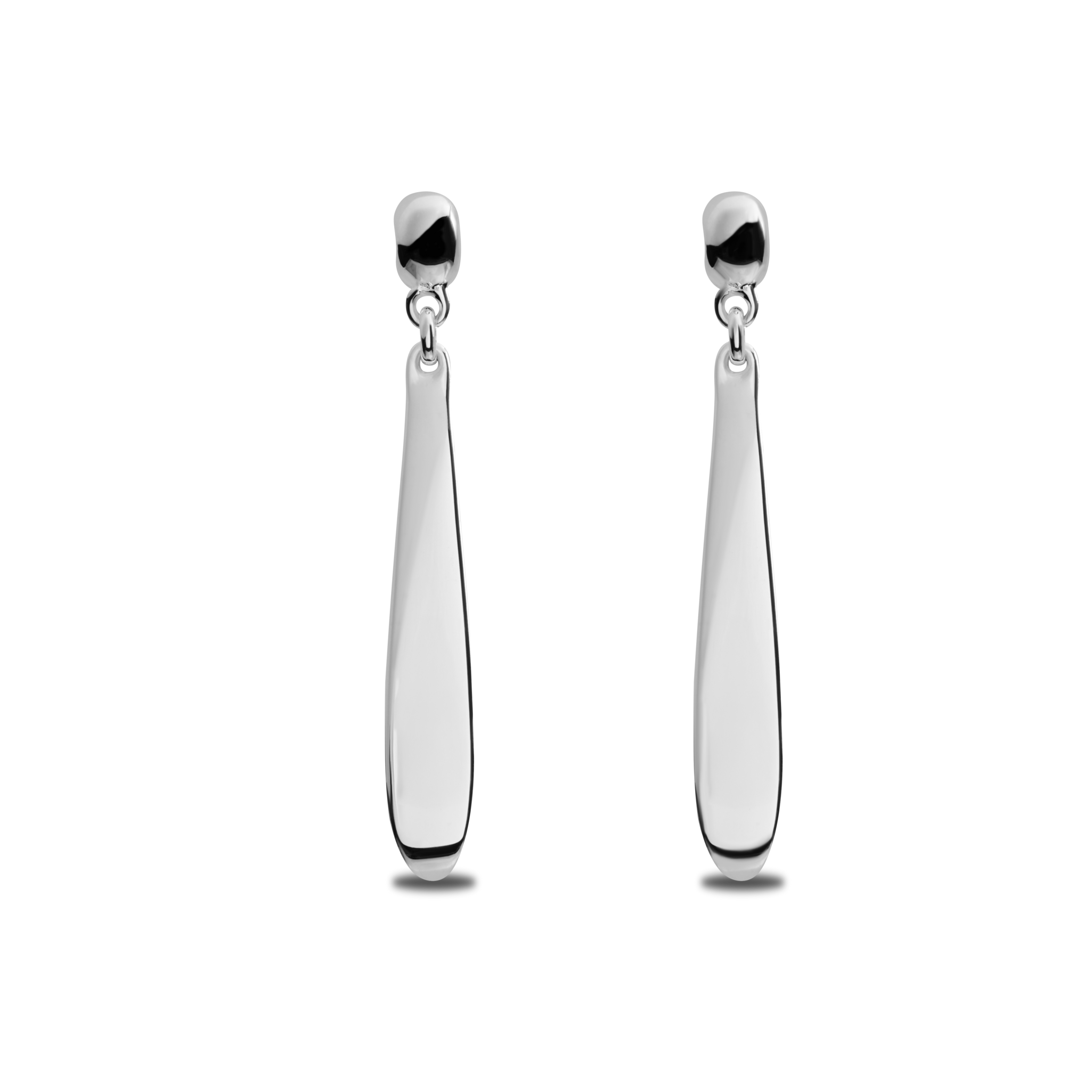 Elongated Teardrop Earrings