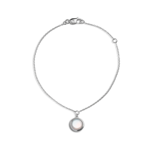 Heirloom Mother Of Pearl Charm Bracelet - Sterling Silver