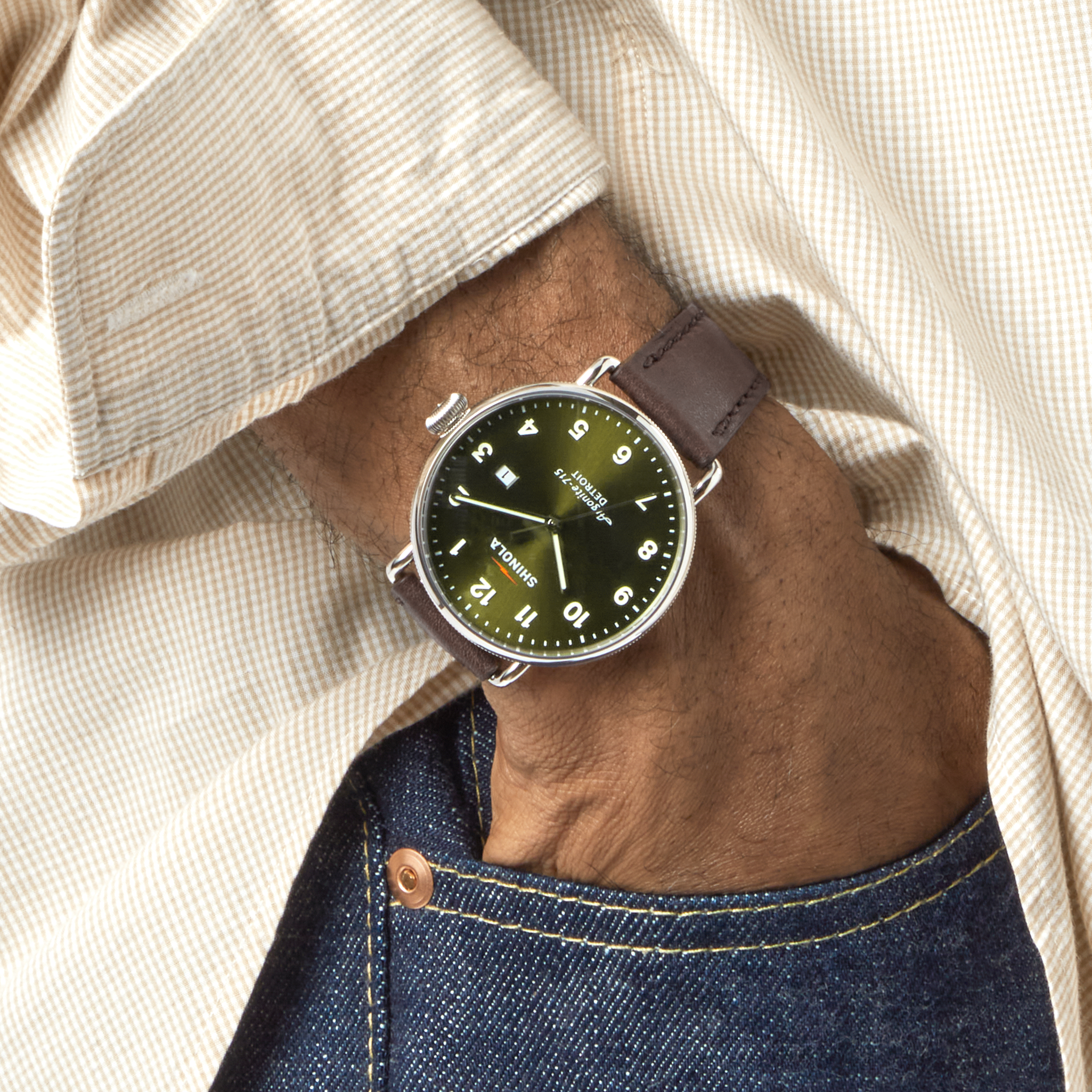 Canfield Watch - Dark Olive - Image 2