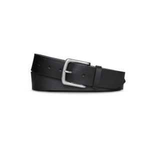 1 1/2 Essential Belt Natural Leather - Black
