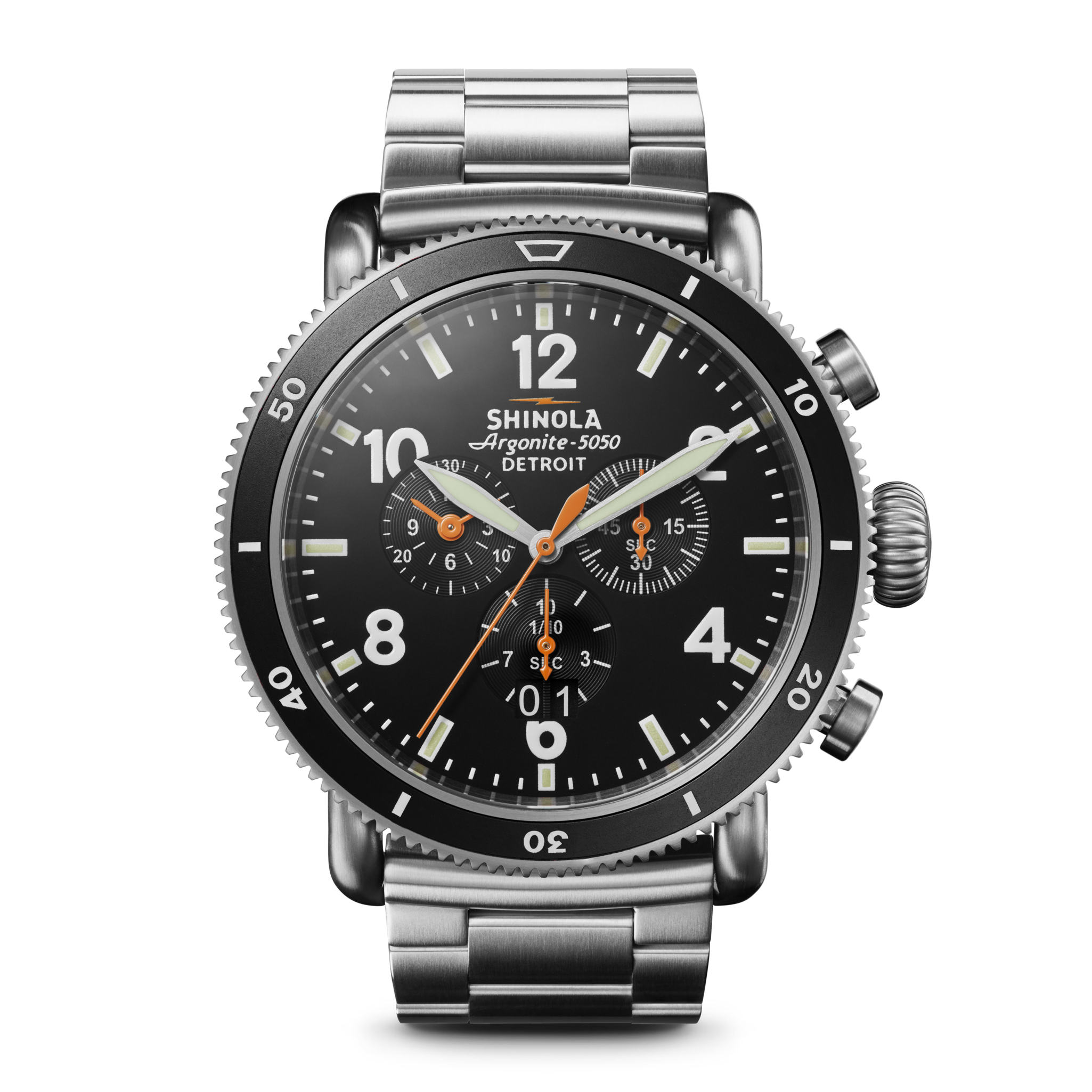 Runwell Black Blizzard Watch - Black