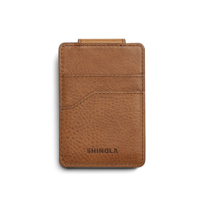 Magnetic Money Clip Card Holder - Tan